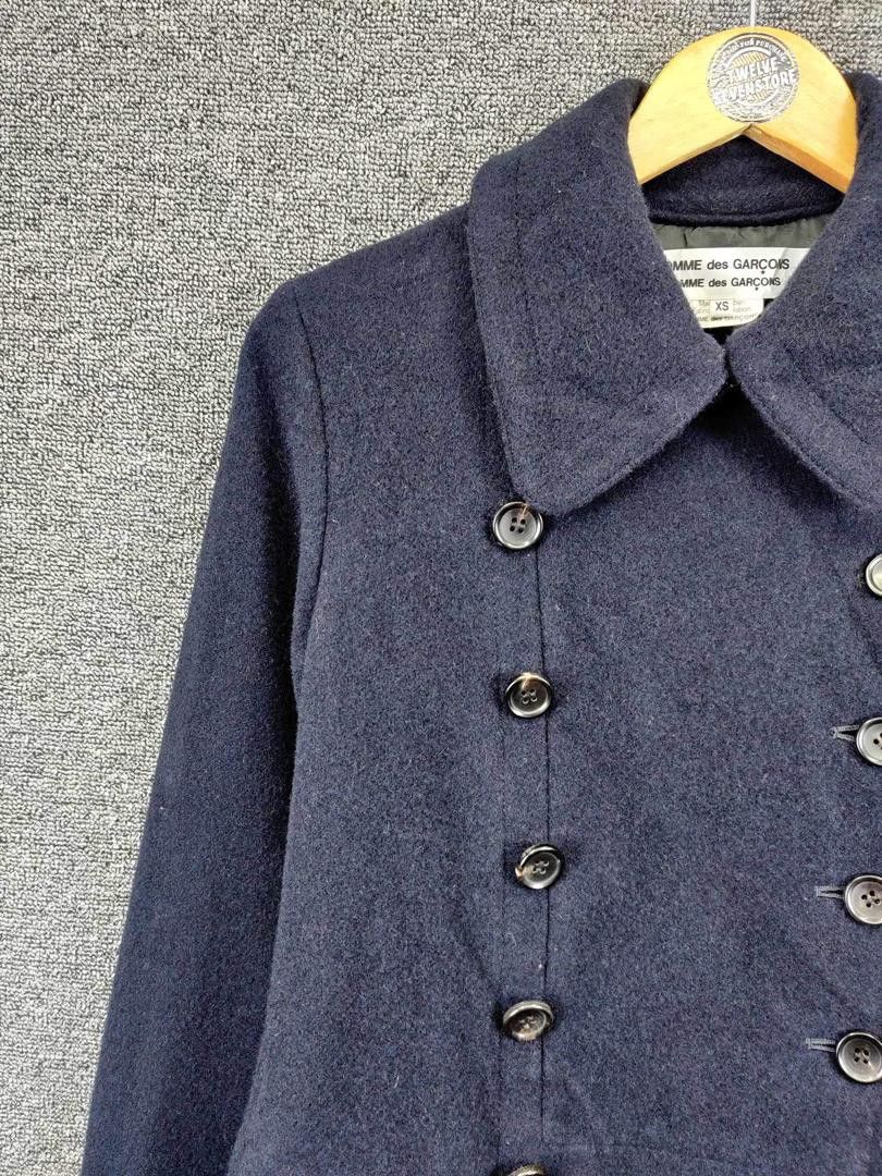 Comme des Garcons Vintage Comme Des Garcons Double Breasted Wool Coat Size US XS / EU 42 / 0 - 6 Thumbnail