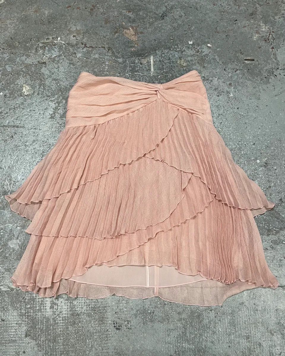 Emporio Armani × Vintage SS2006 Emporio Armani Shell Pleats Skirt Size M / US 6-8 / IT 42-44 - 1 Thumbnail