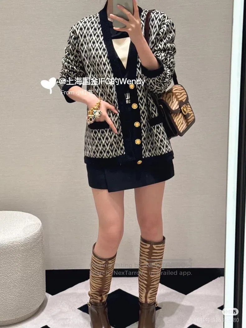 Valentino Valentino Wool knitted cardigan Size S / US 4 / IT 40 - 9 Thumbnail