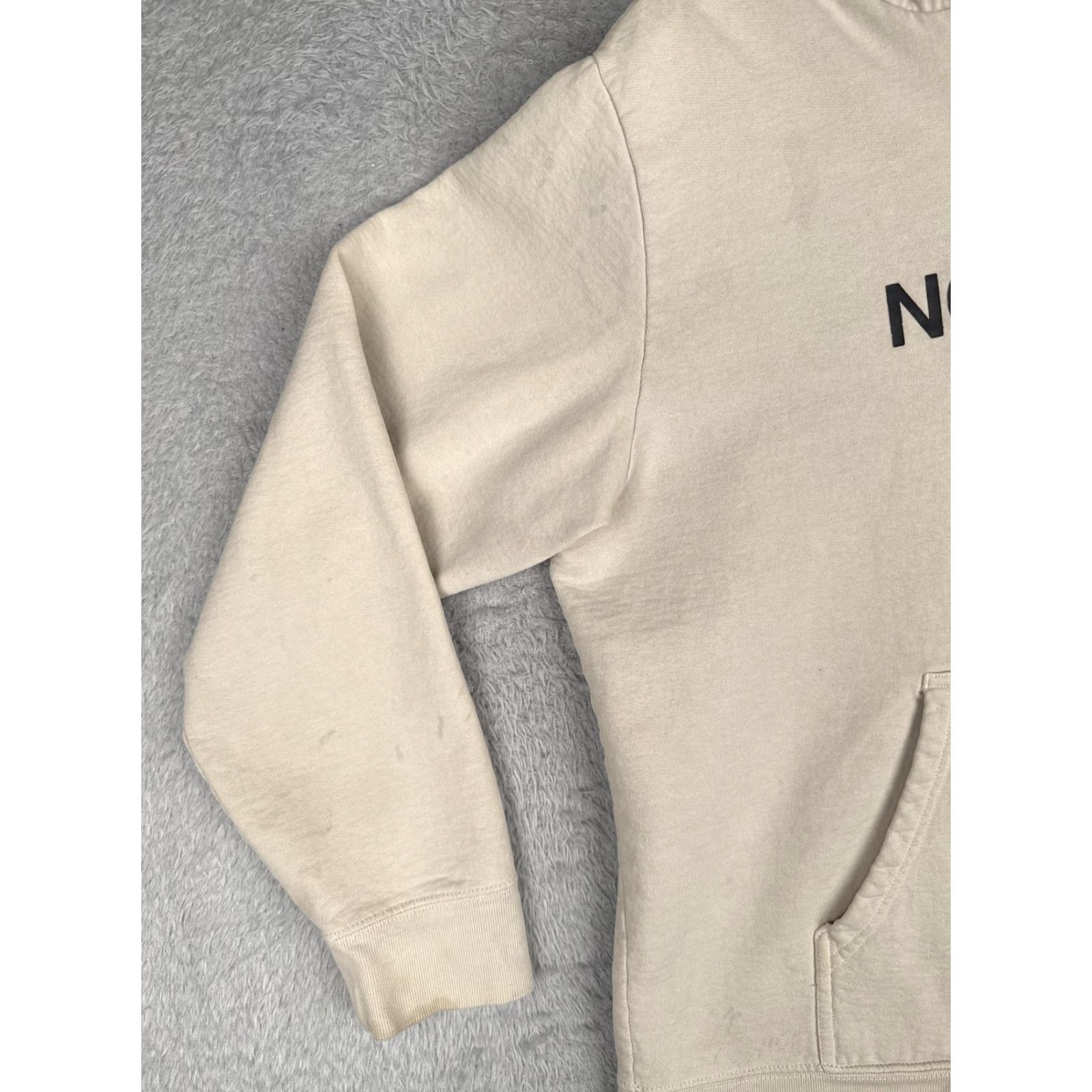The North Face The North Face Hoodie Mens XL Beige Logo Pullover Fleece Sweatshirt Outdoor Size US XL / EU 56 / 4 - 3 Thumbnail