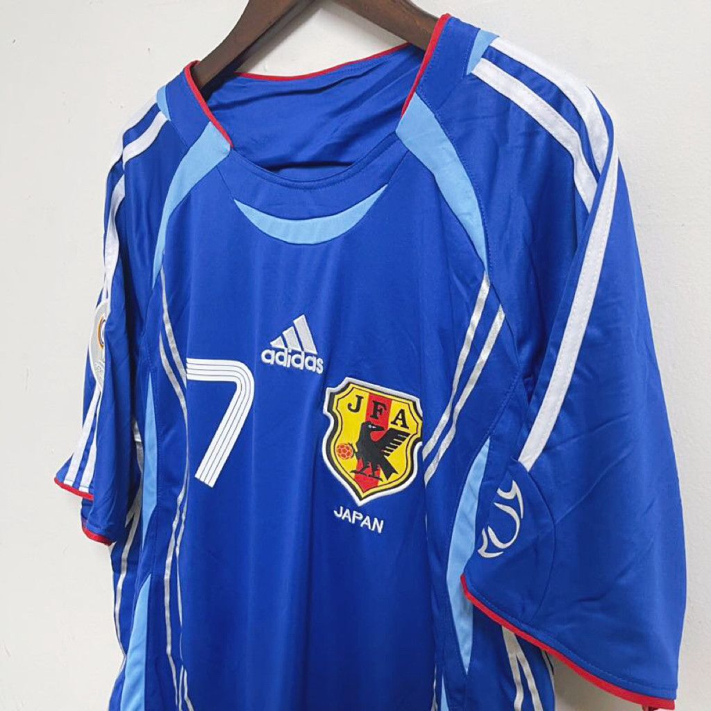 Vintage 2006 Nakata Japan Home Soccer Jersey Size US L / EU 52-54 / 3 - 3 Thumbnail