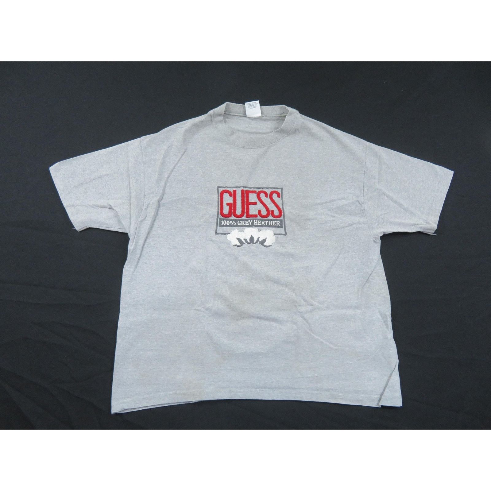 Guess Guess USA T-shirt, Cotton Heather Gray, Sz L 1990s Size US L / EU 52-54 / 3 - 1 Thumbnail