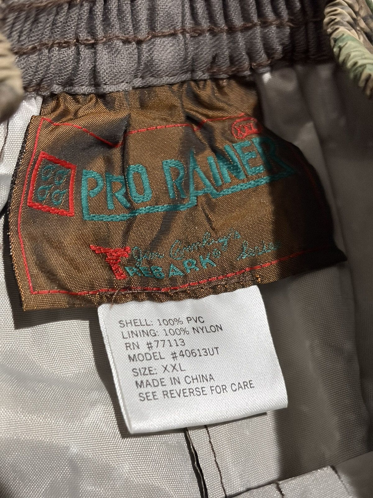 Other Vintage Pro Rainer Trebark Camo Rain Suit Set XXL Size US XXL / EU 58 / 5 - 16 Thumbnail
