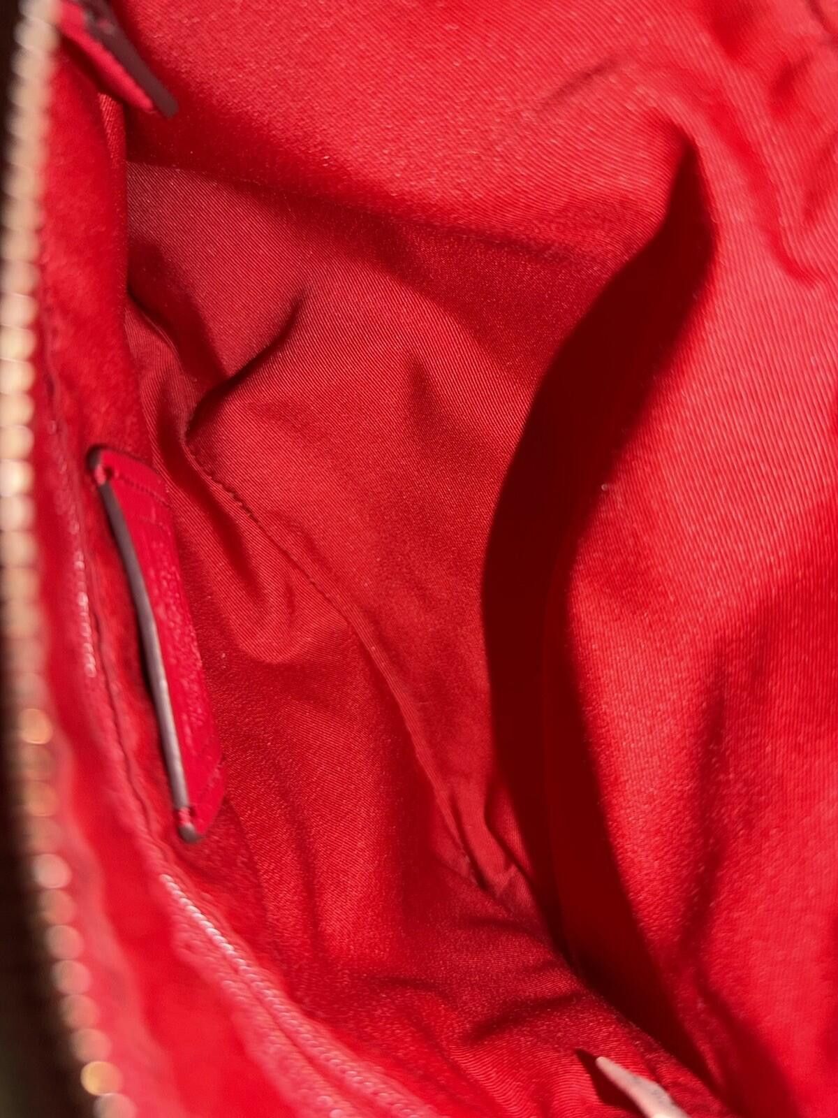 Coach Coach Nylon/Leather Red Crossbody Shoulder Bag Size ONE SIZE - 6 Thumbnail