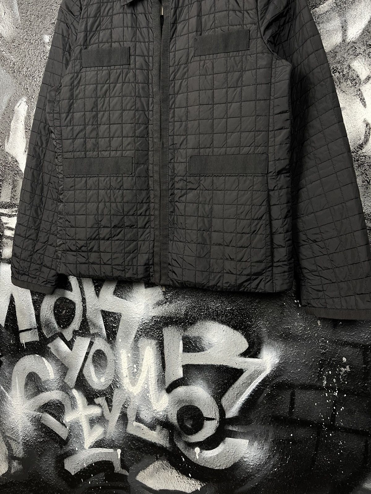 Weekend Max Mara Weekend x Max Mara Black Quilted Jacket Women’s Size 6 Size S / US 4 / IT 40 - 4 Thumbnail
