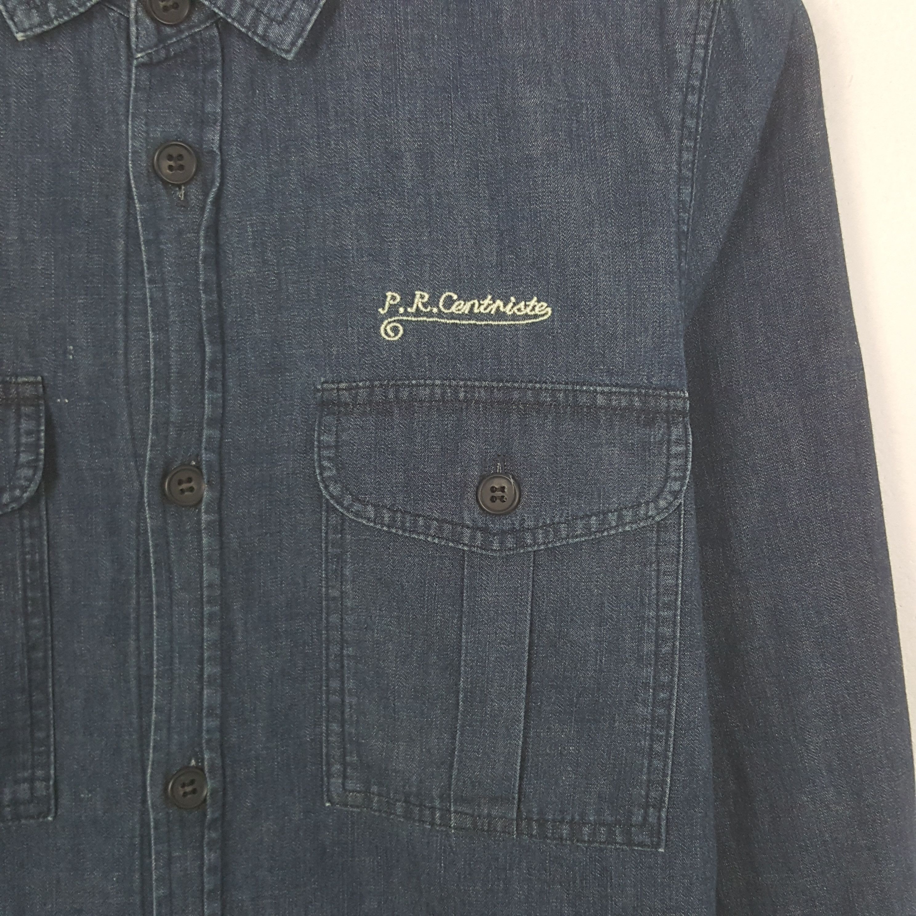 A.P.C. Vintage APC P.R. Centriste Button Up Shirt Size US XS / EU 42 / 0 - 2 Thumbnail