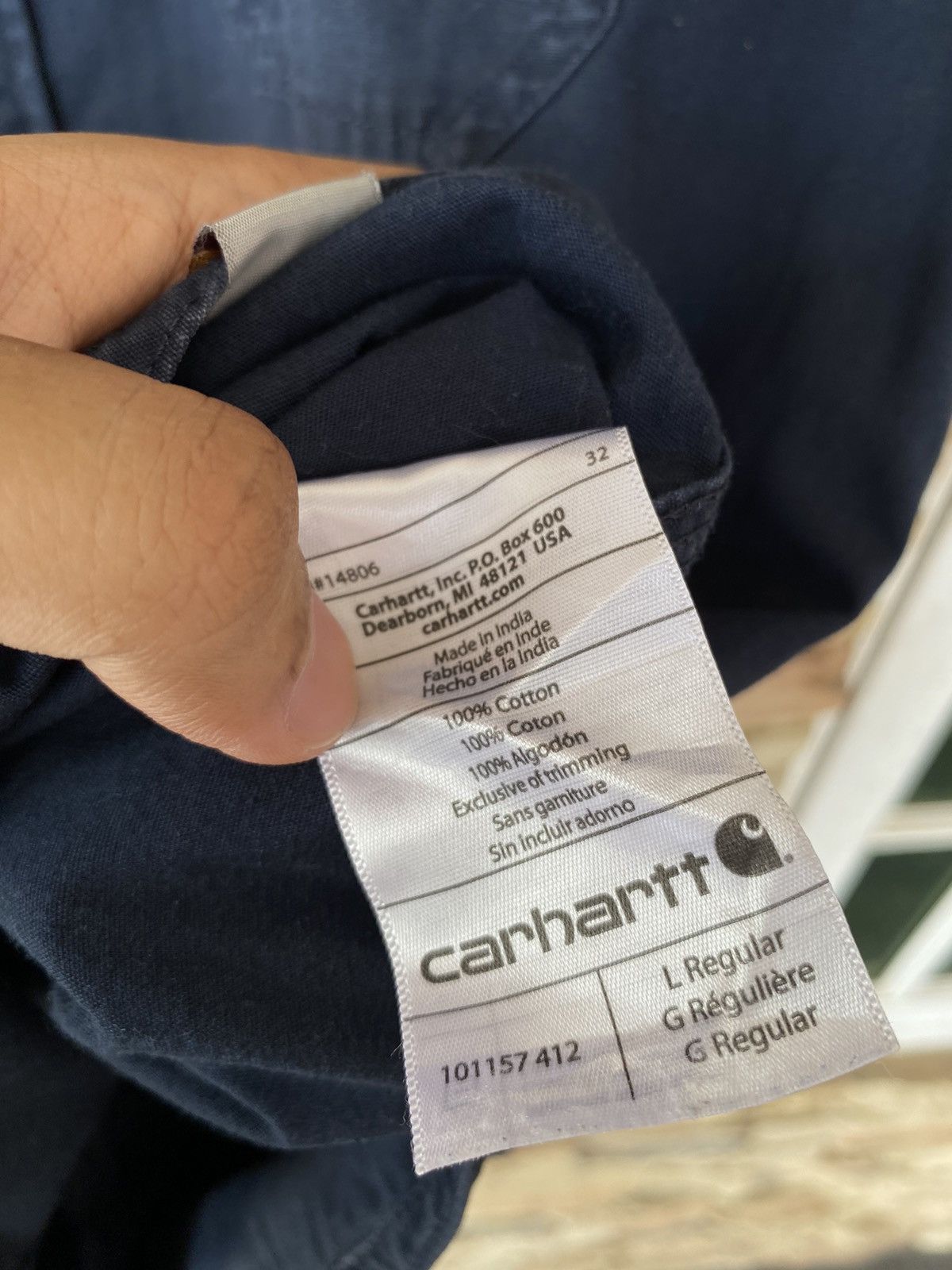 Carhartt Vintage Carhartt Relaxed Fit Short Sleeve Button Up Shirt Size US L / EU 52-54 / 3 - 7 Thumbnail