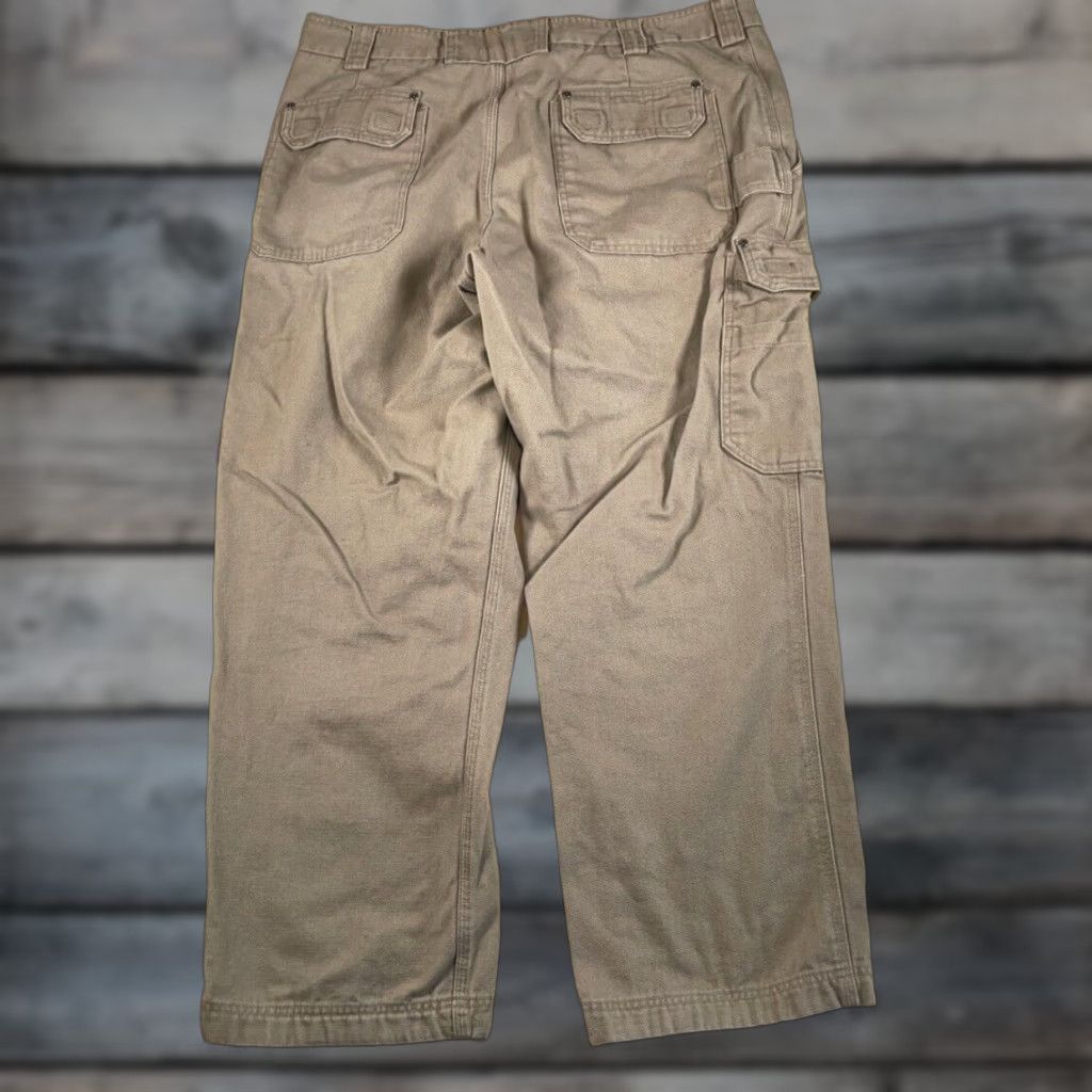 Vintage DULUTH Relaxed Fit Cargo Pants Men's 42 x 30 Beige Canvas Workwear Outdoor Size US 42 / EU 58 - 1 Thumbnail