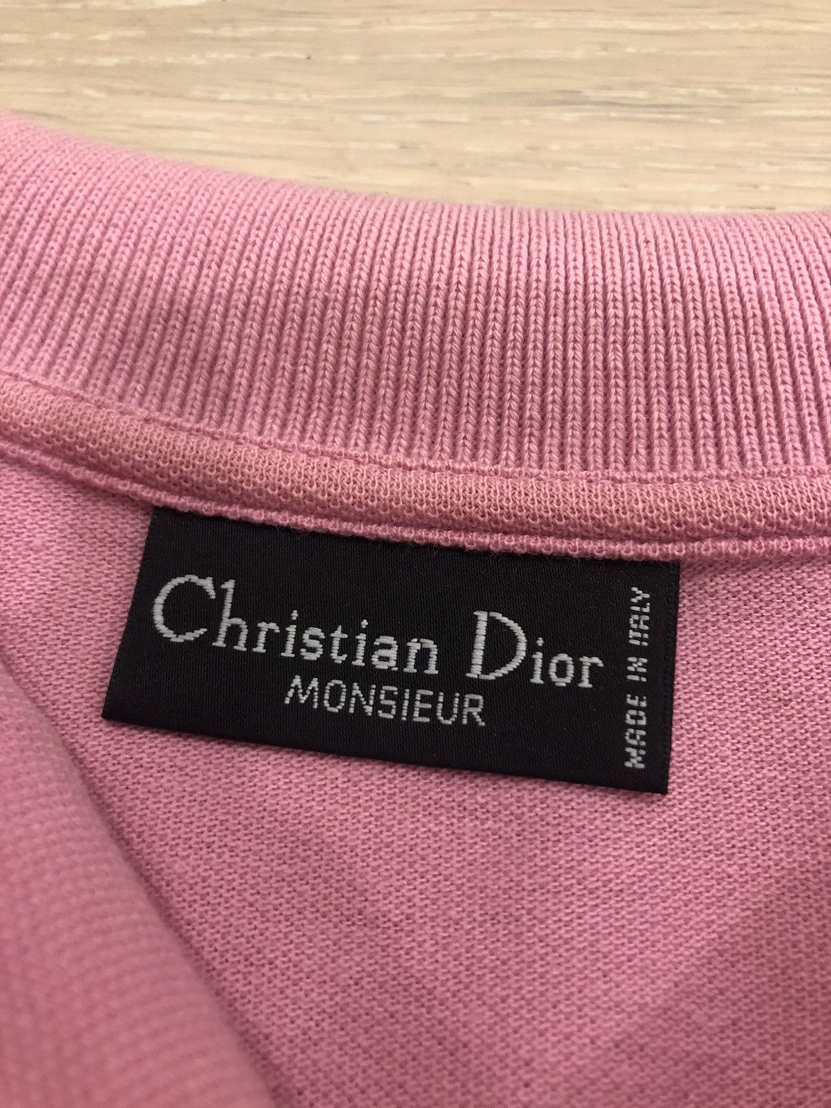 Christian Dior Monsieur × Designer × Dior Christian Dior Pink Vintage Polo shirt Rare Size US M / EU 48-50 / 2 - 12 Thumbnail