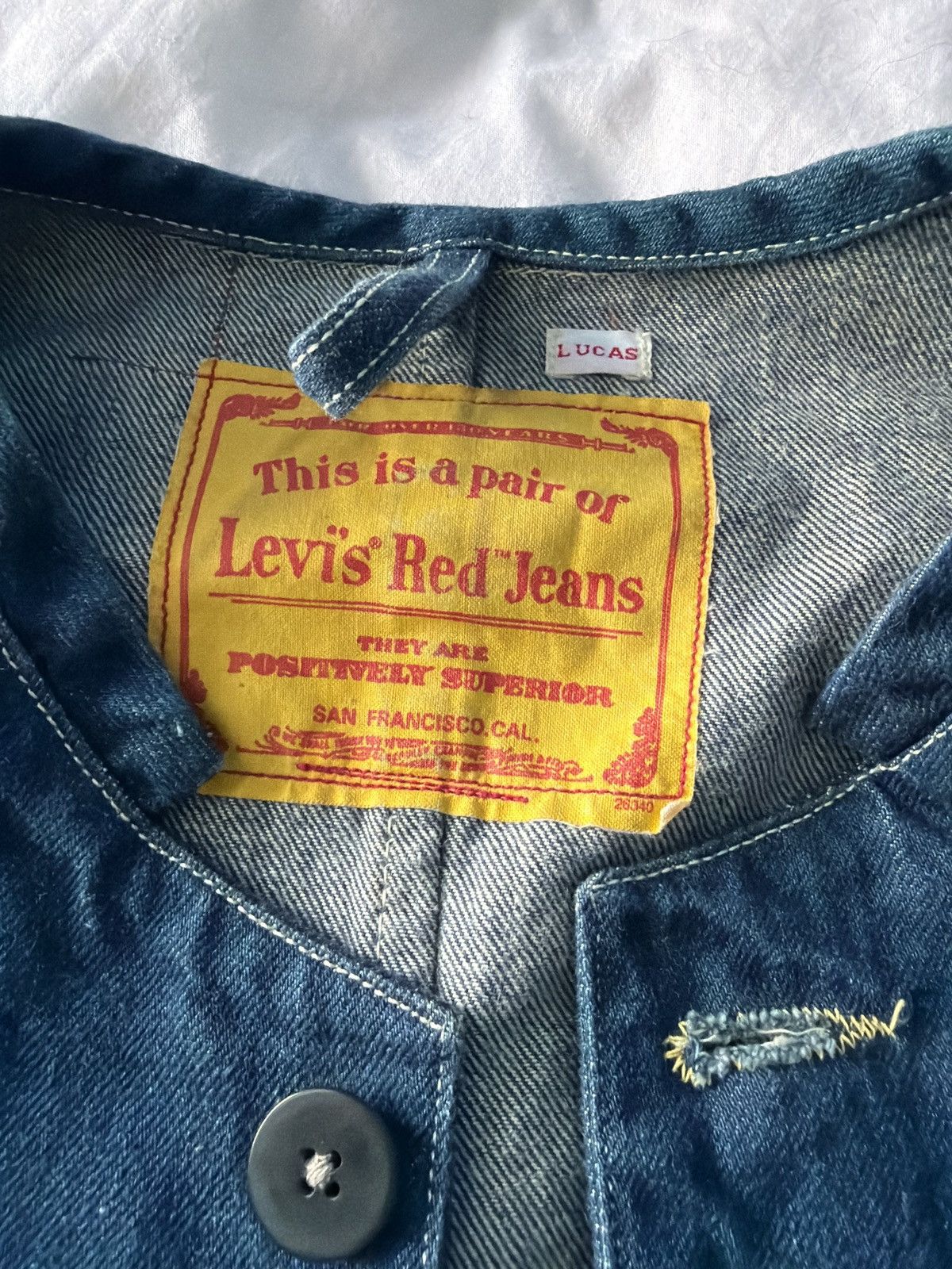 Levi's RARE 2003 Levi’s RED Lucas Sack Coat - Archive - NWT - Large Size US L / EU 52-54 / 3 - 1 Thumbnail
