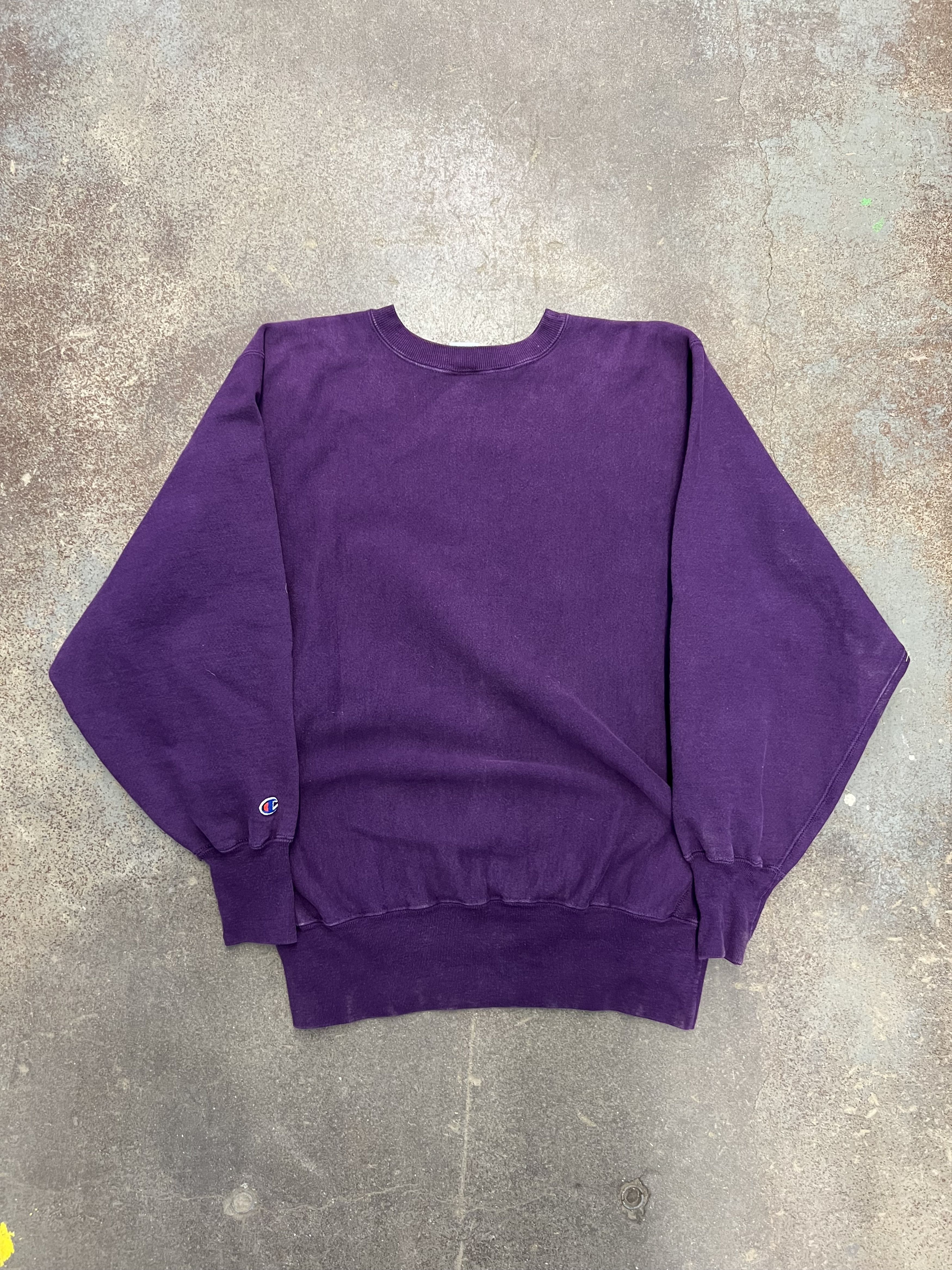 Champion VTG 1990's Champion Reverse Weave Purple Crewneck Sweatshirt Size US XL / EU 56 / 4 - 3 Thumbnail