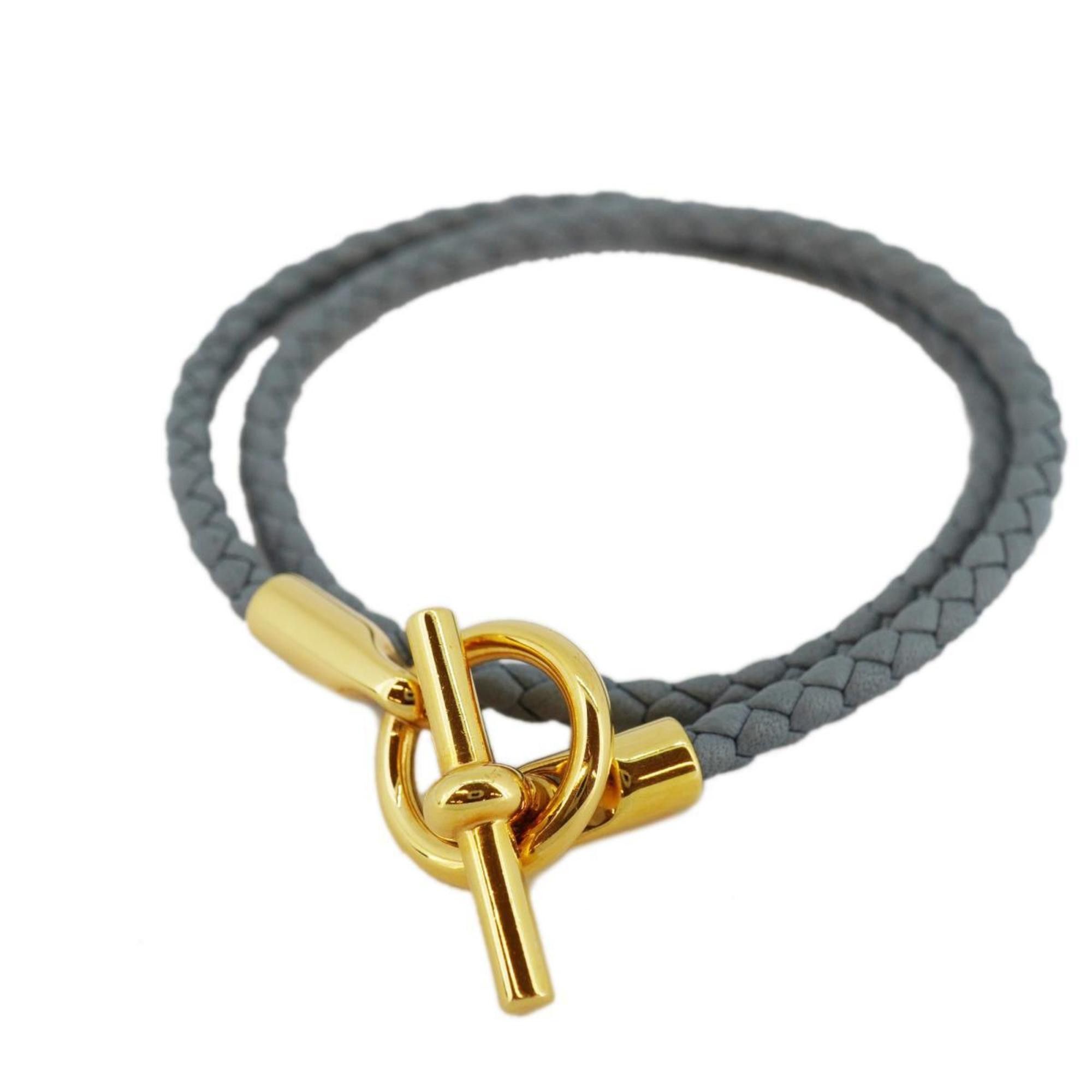 image of Hermes Bracelet Grenan Gp Plated Gold Women's