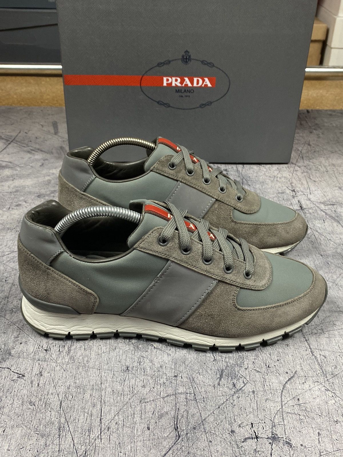 Prada Prada Matchrace Trainers Low Sneakers 4e2718 Size US 6 / EU 39 - 4 Thumbnail
