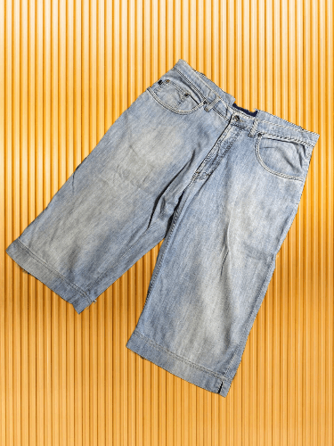 Trussardi × Vintage Vintage Trussardi Jorts Denim Pants Size US 36 / EU 52 - 1 Thumbnail