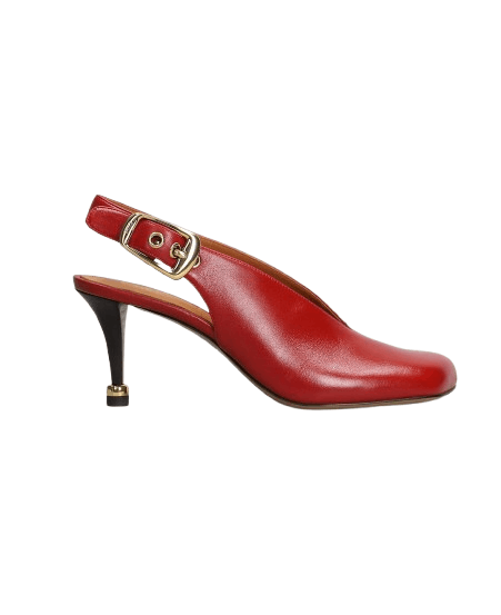 Chloe o1loc1c11125 Andrea Leather Pumps in Red Size US 10 / IT 40 - 1 Thumbnail