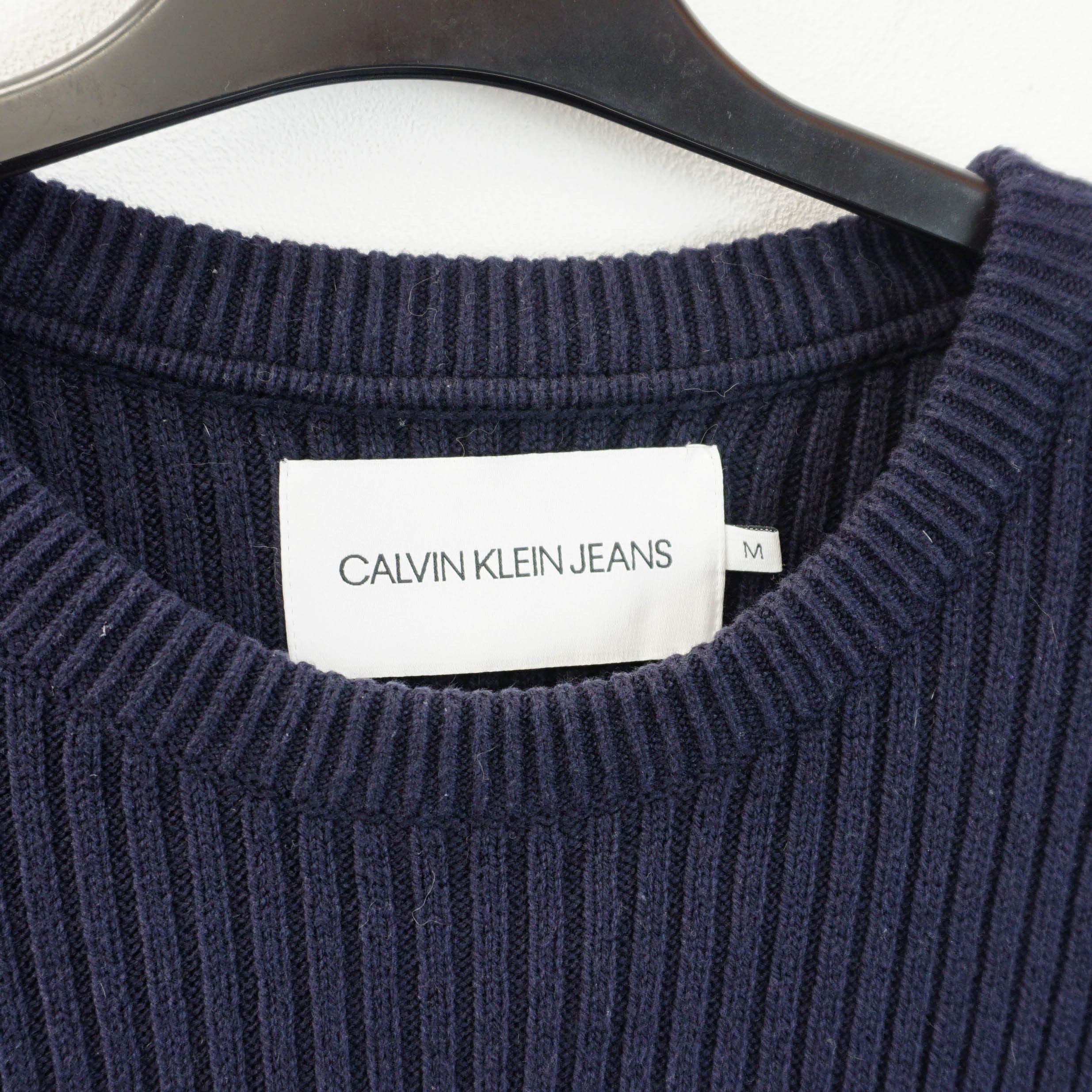 Calvin Klein Knitted Navy Sweater Size US M / EU 48-50 / 2 - 3 Thumbnail