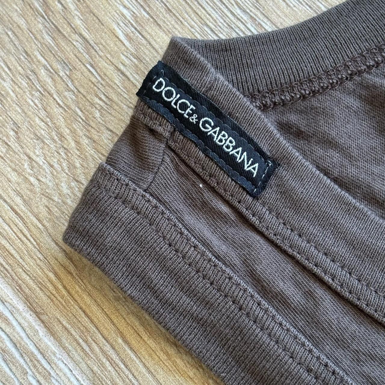 Dolce & Gabbana Dolce & Gabbana 'DON'T PLAN EVERY MINUTE' Tank Top Brown Size US S / EU 44-46 / 1 - 6 Thumbnail