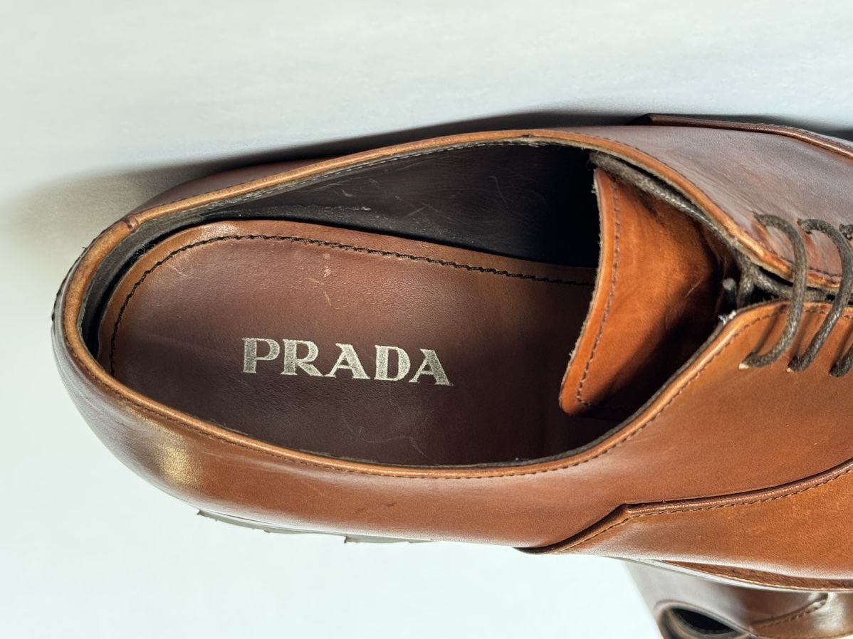 Prada Prada Monolith Leather lace ups Size 40 Size US 10 / IT 40 - 15 Thumbnail