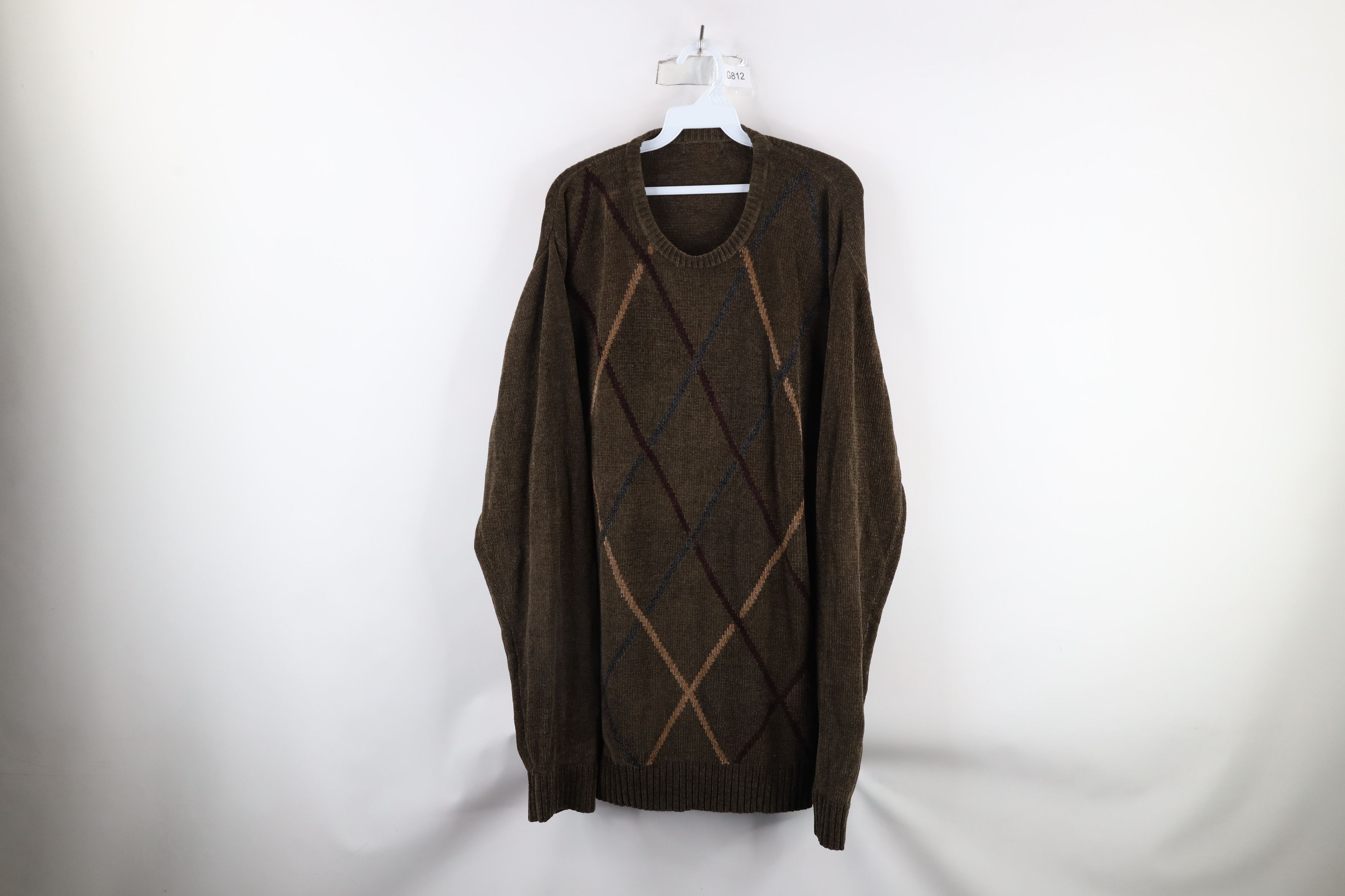 Vintage Vintage 90s Streetwear Textured Knit Crewneck Sweater Size US XL / EU 56 / 4 - 1 Thumbnail
