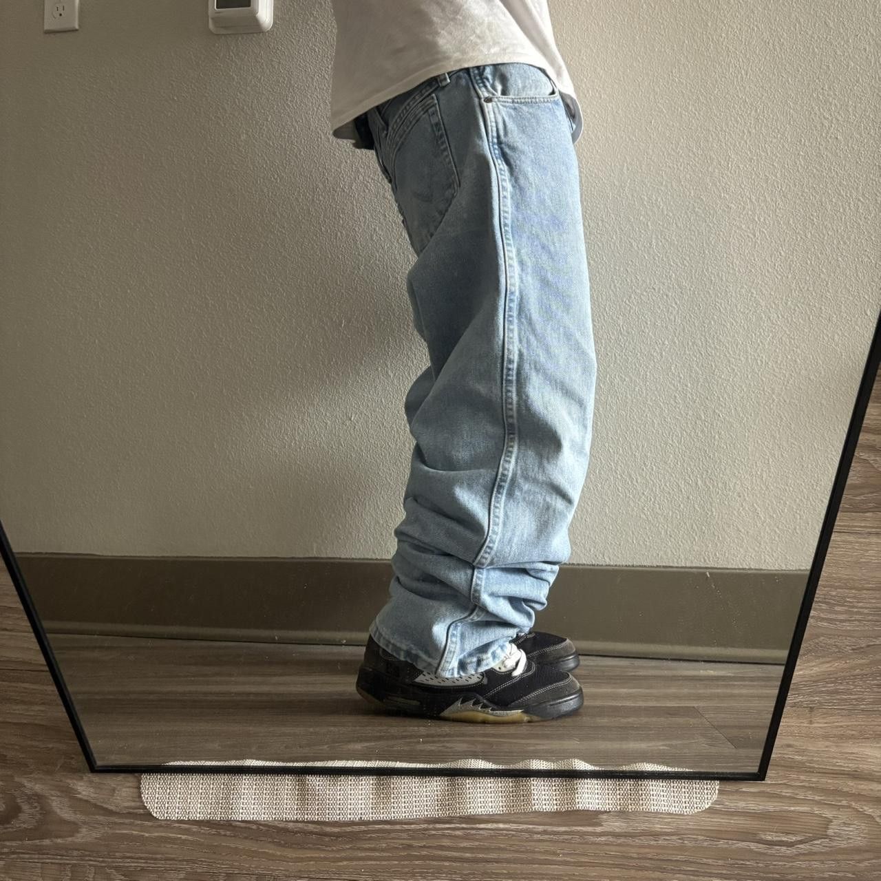 Vintage Crazy Vintage Y2K/2000s Baggy Light Wash Skater Denim Jeans! 38x34 Size US 38 / EU 54 - 2 Thumbnail