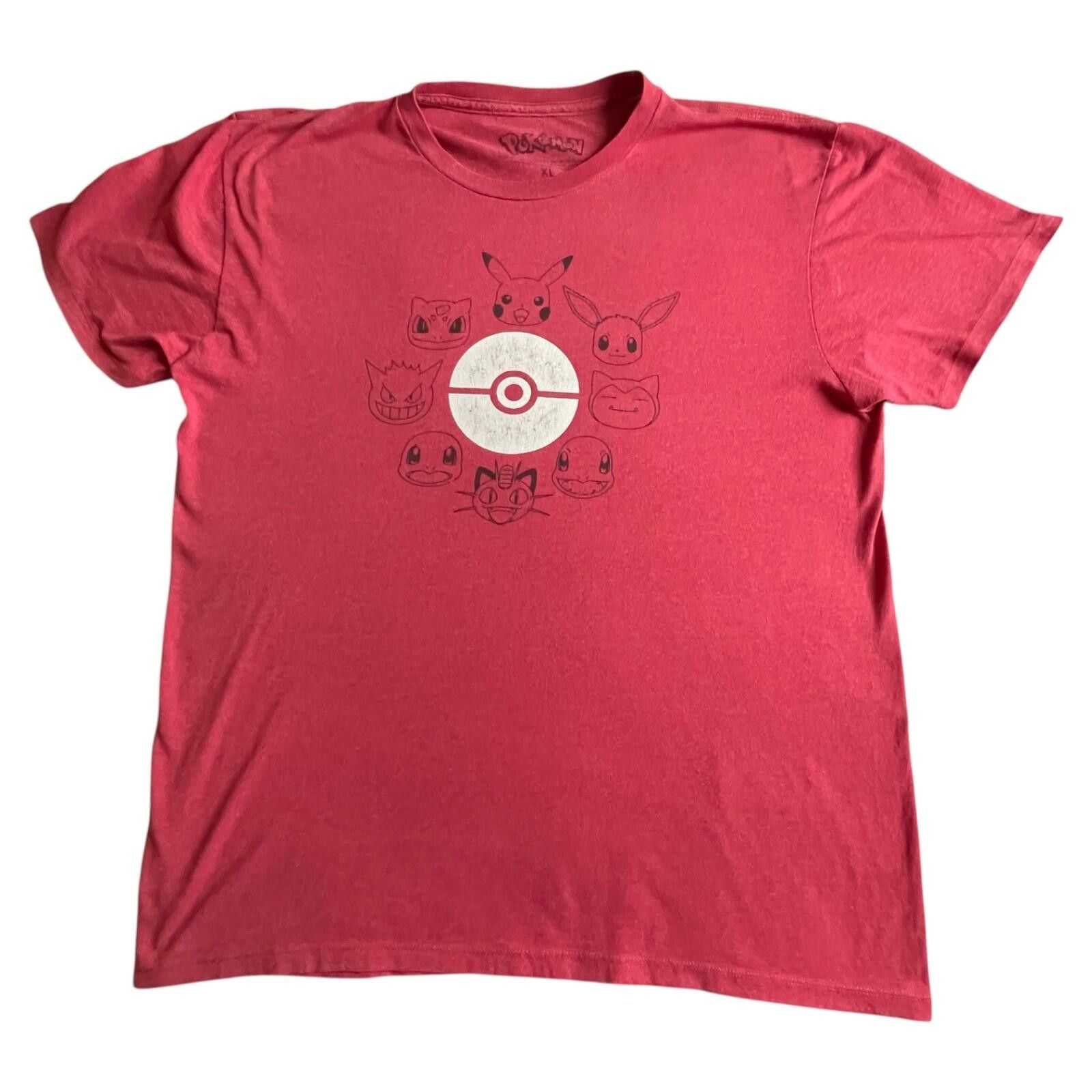 Nintendo Pokemon Red Graphic T Shirt Mens XL Pikachu Gaming Tee CLEAN Size US XL / EU 56 / 4 - 1 Thumbnail