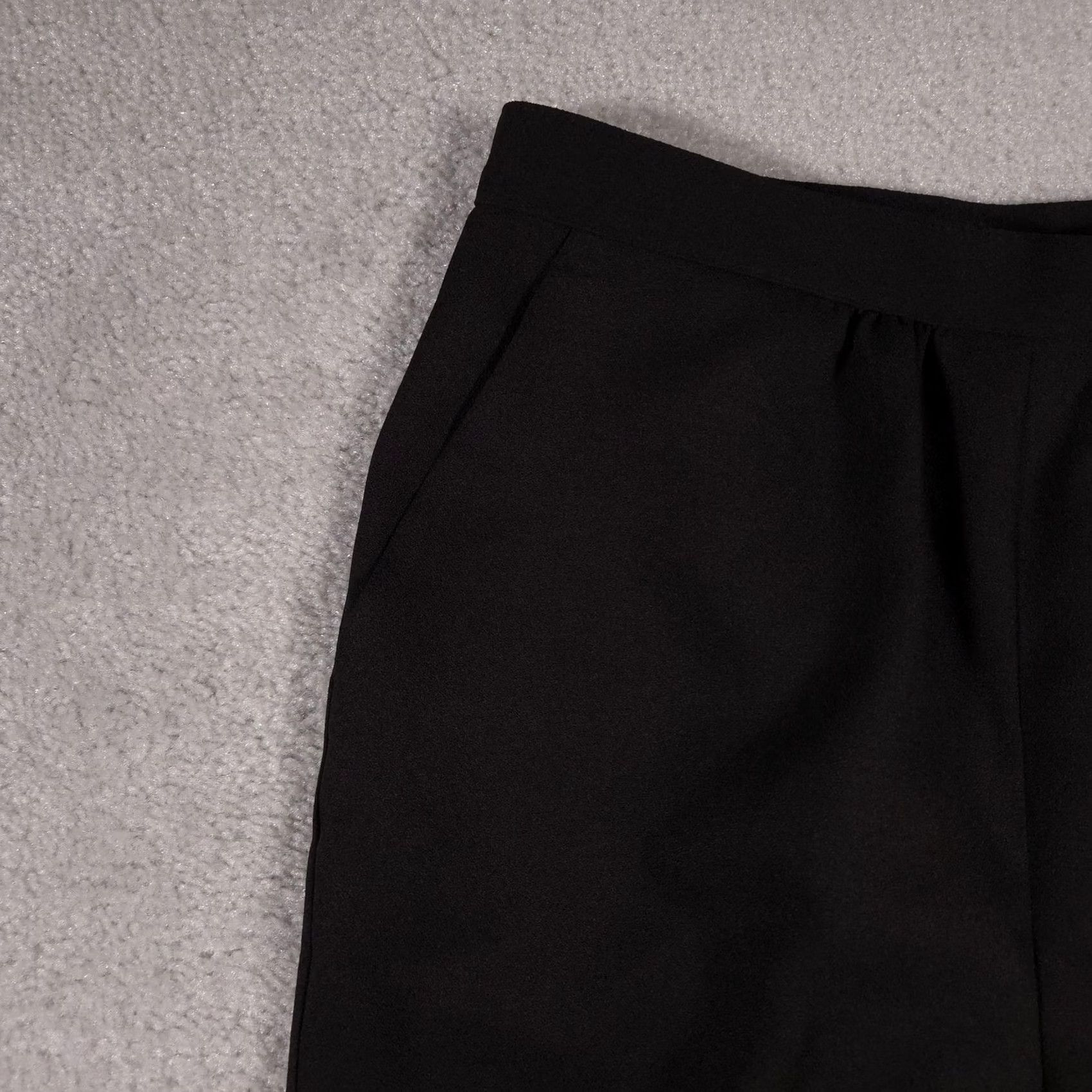 Vintage VINTAGE i.d. by Ship 'n Shore Dress Pants Womens 11/12 Black Pleats Made USA 80s Size 34" / US 12 / IT 48 - 4 Thumbnail