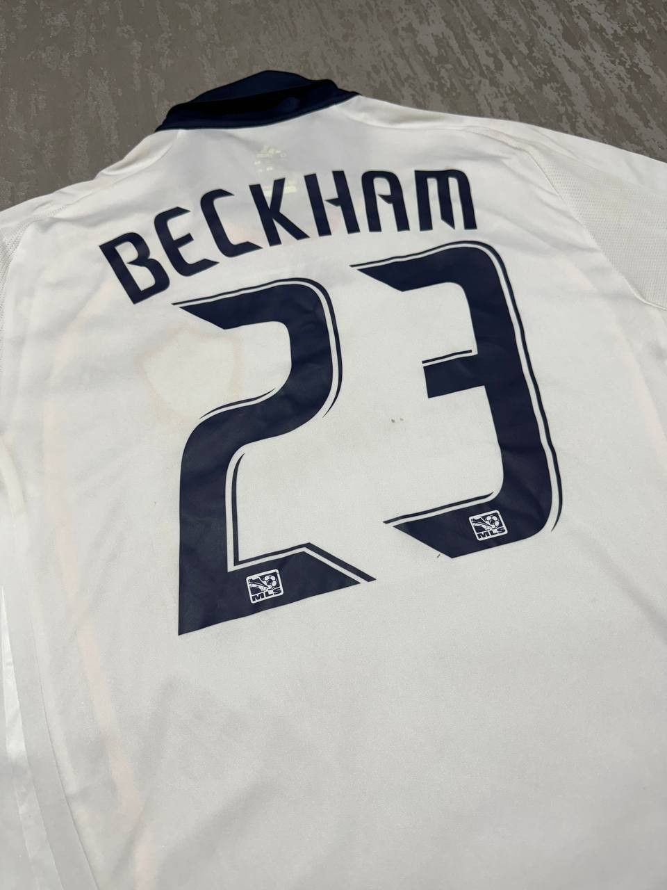 Adidas Adidas LA Galaxy Home Shirt 2008/09 (L) Beckham 23 Size US L / EU 52-54 / 3 - 15 Thumbnail