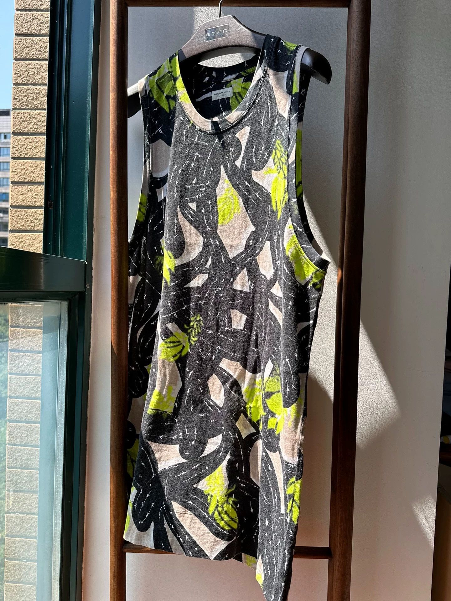 Dries Van Noten DVN Cotton Printed Thick Oversized Dress XL 95 New Size XL / US 12-14 / IT 48-50 - 1 Thumbnail