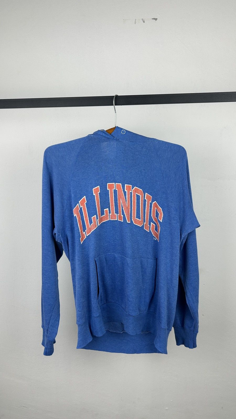 Vintage 1980s Illinois Collegiate Hoodie Size US M / EU 48-50 / 2 - 8 Thumbnail