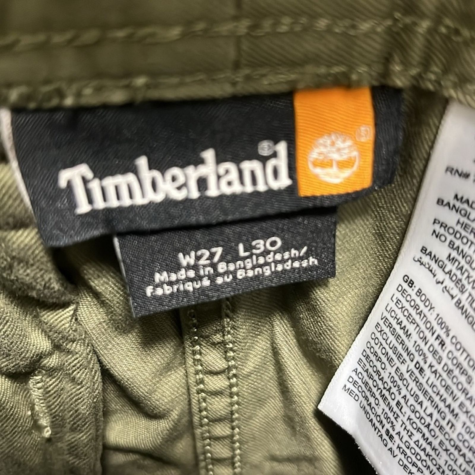 Timberland Timberland Women’s Utility Cargo Pant Size 27W x 30L Khaki Size 27" / US 4 / IT 40 - 4 Thumbnail