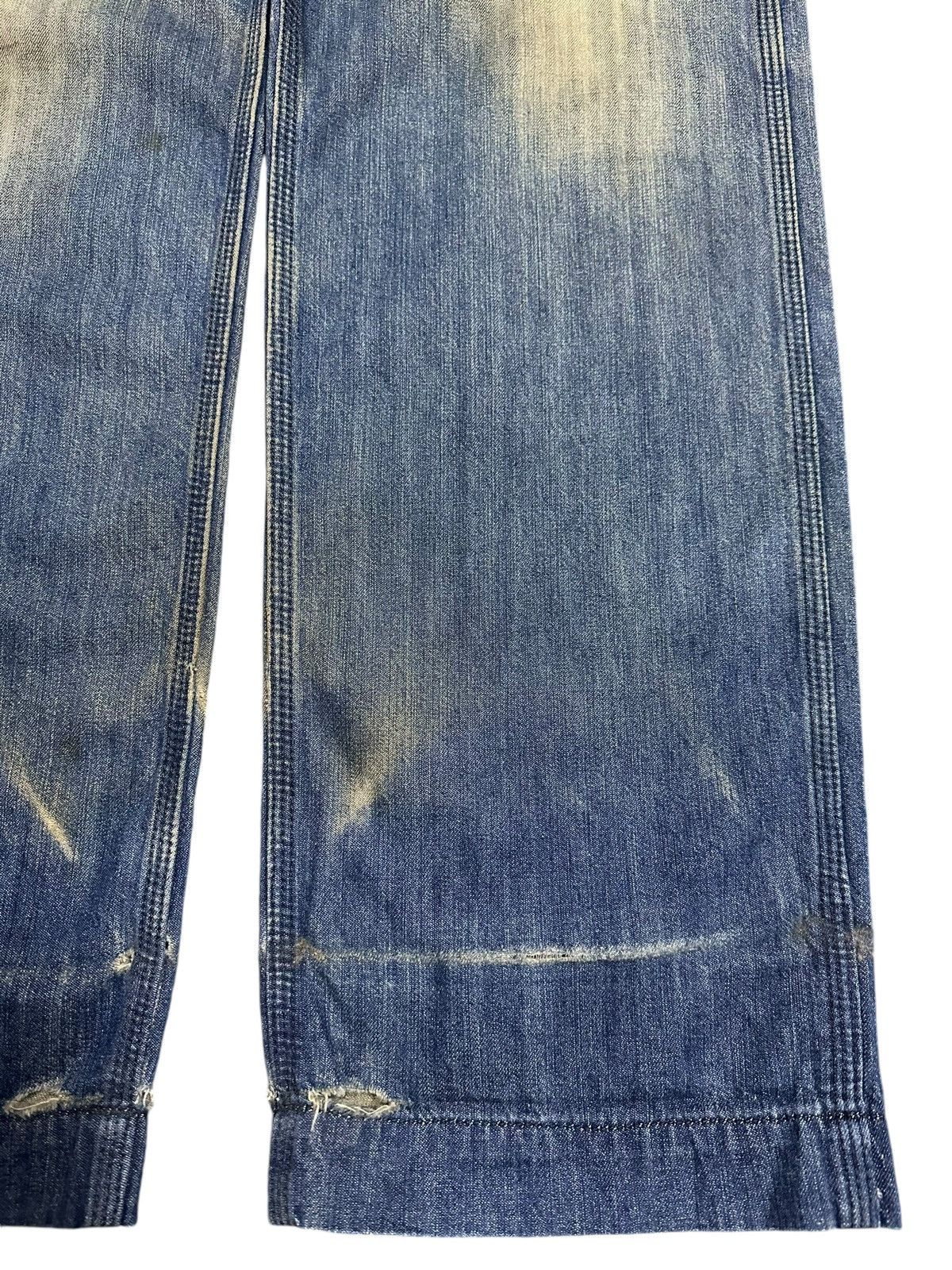 Lee Vintage 90s Lee Mud Faded Wash Distressed Carpenter Jeans Size US 30 / EU 46 - 8 Thumbnail