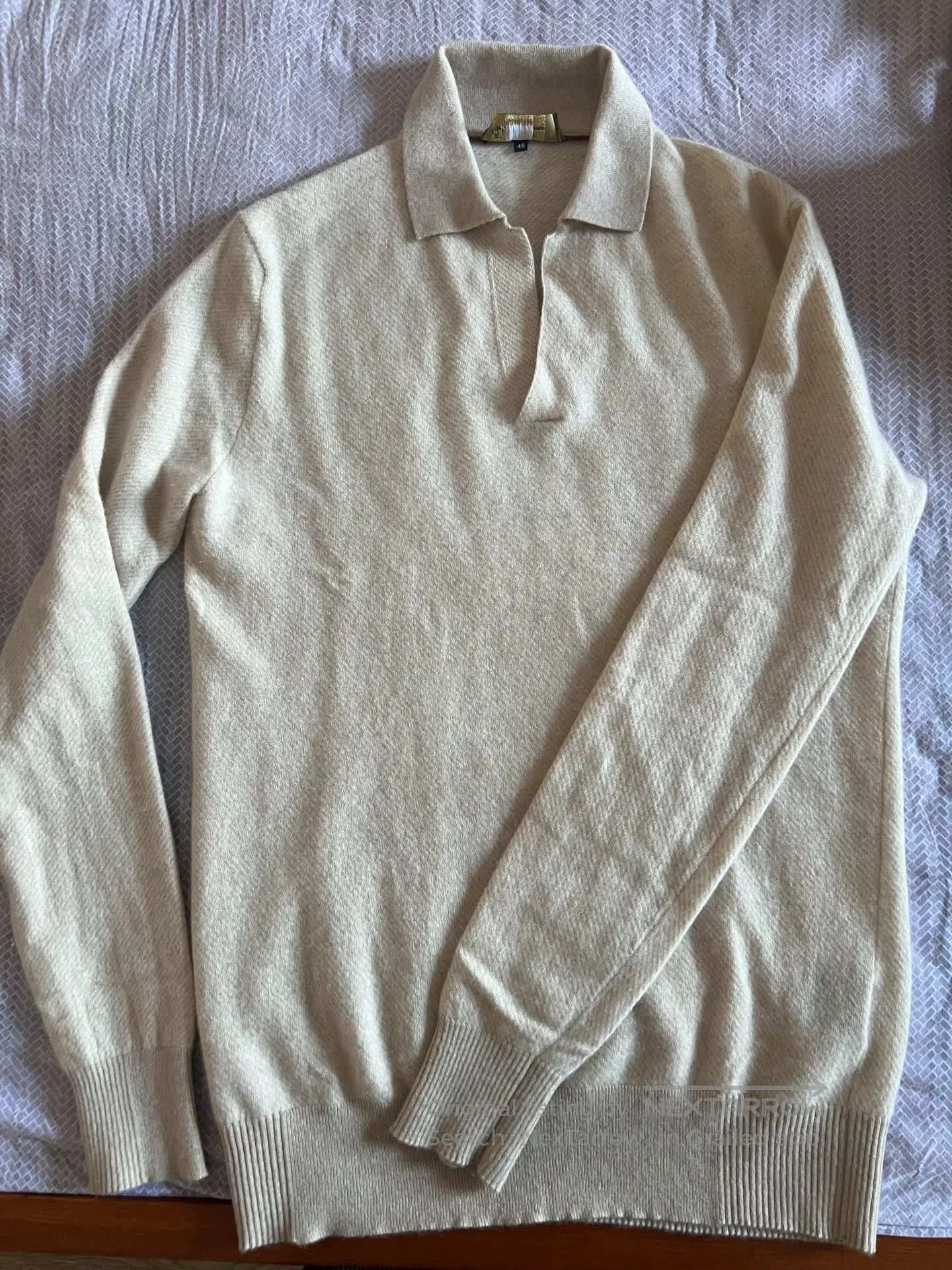 Loro Piana Loro Piana Men's Buttonless Cashmere Polo. Size US M / EU 48-50 / 2 - 1 Thumbnail