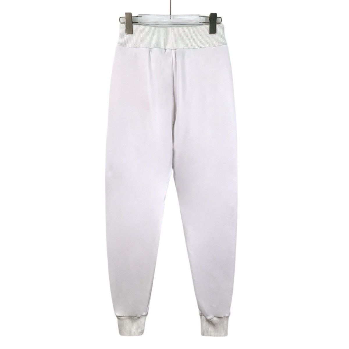 Fendi Fendi White Logo Printed Cuffed Casual Sweatpants K26WX Size 27" / US 4 / IT 40 - 2 Thumbnail