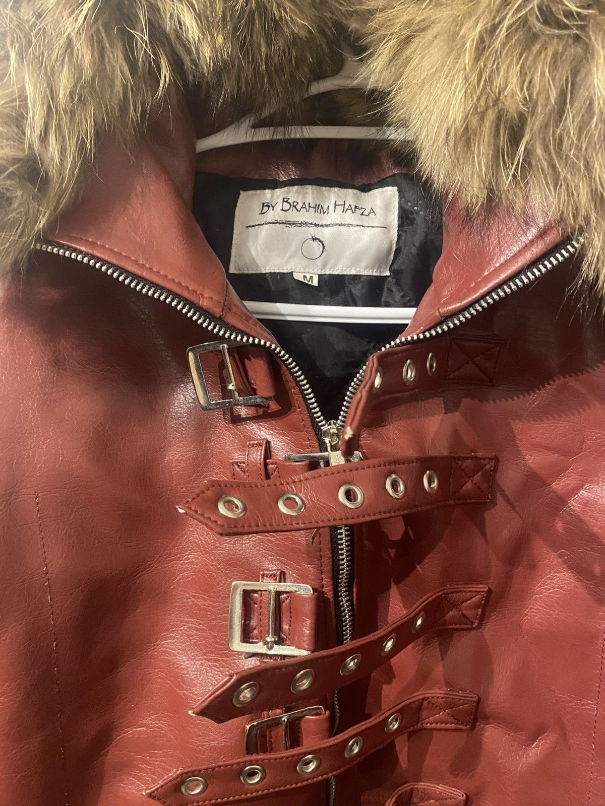 If Six Was Nine × Le Grande Bleu (L.G.B.) Fur leather jacket Size US M / EU 48-50 / 2 - 5 Thumbnail