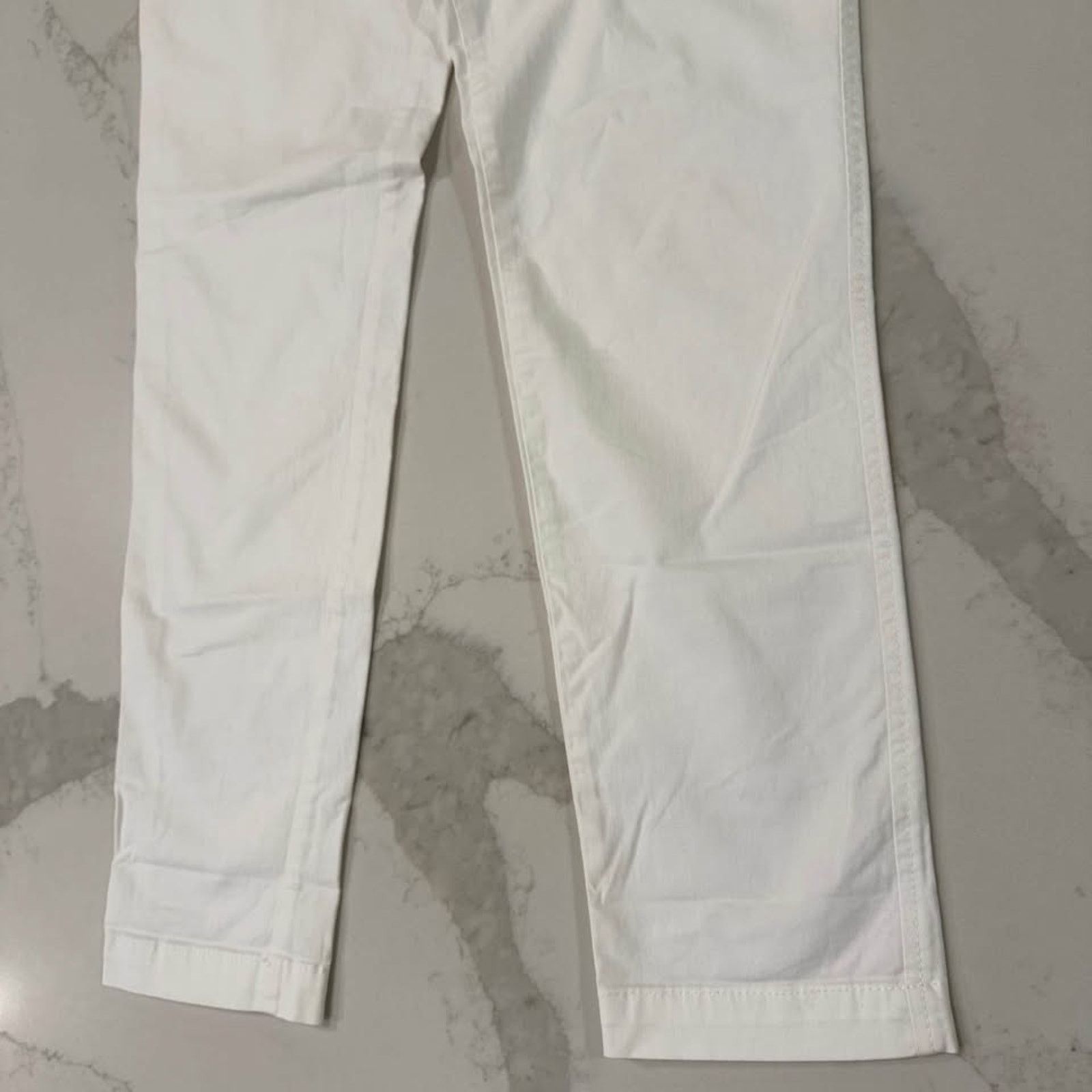 Banana Republic Banana Republic NWT City Chino White Pants Womens 2 Low Rise Size 26" / US 2 / IT 38 - 2 Thumbnail