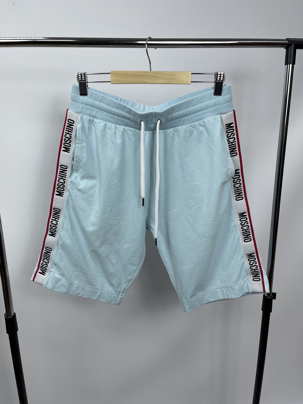 Moschino Moschino Underwear Shorts Size M Multi Logo Blue Size US 32 / EU 48 - 1 Thumbnail