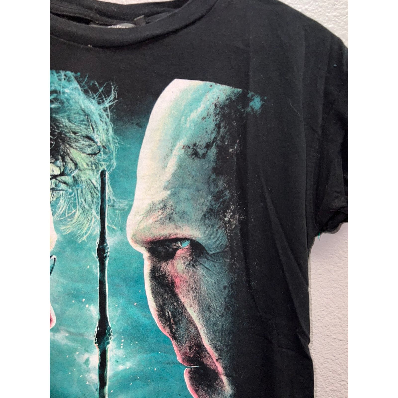 Warner Bros Women's Harry Potter And The Deathly Hollows Voldemort Shirt Size XL / US 12-14 / IT 48-50 - 2 Thumbnail