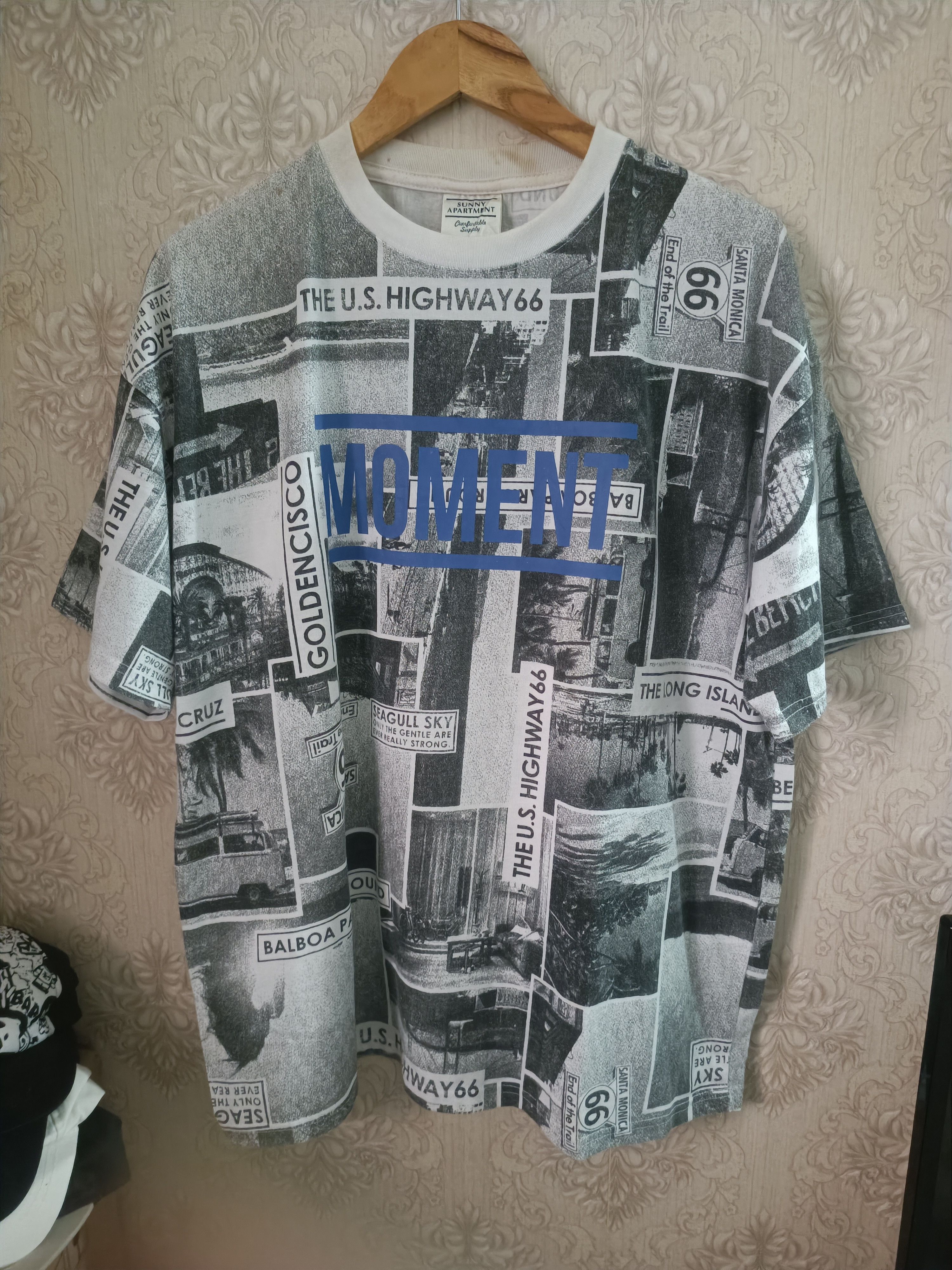 Japanese Brand United States Moment T Shirt Size US XL / EU 56 / 4 - 1 Thumbnail