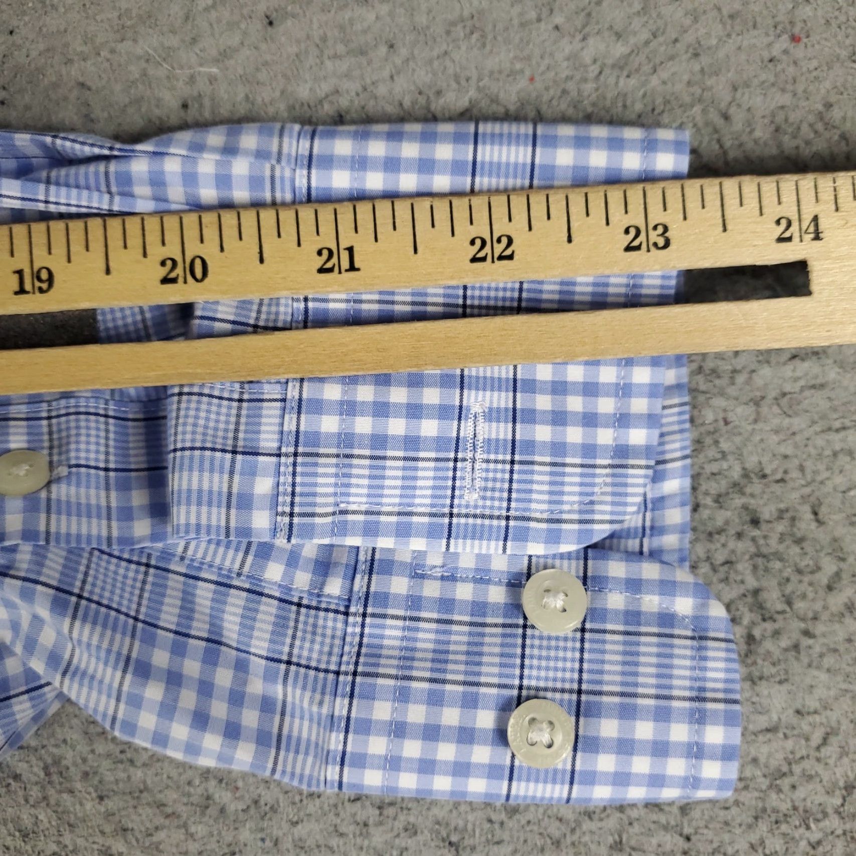 Ralph Lauren Ralph Lauren Shirt Mens Large Blue Plaid Regular Fit Button-Up Long Sleeve Size US L / EU 52-54 / 3 - 6 Thumbnail