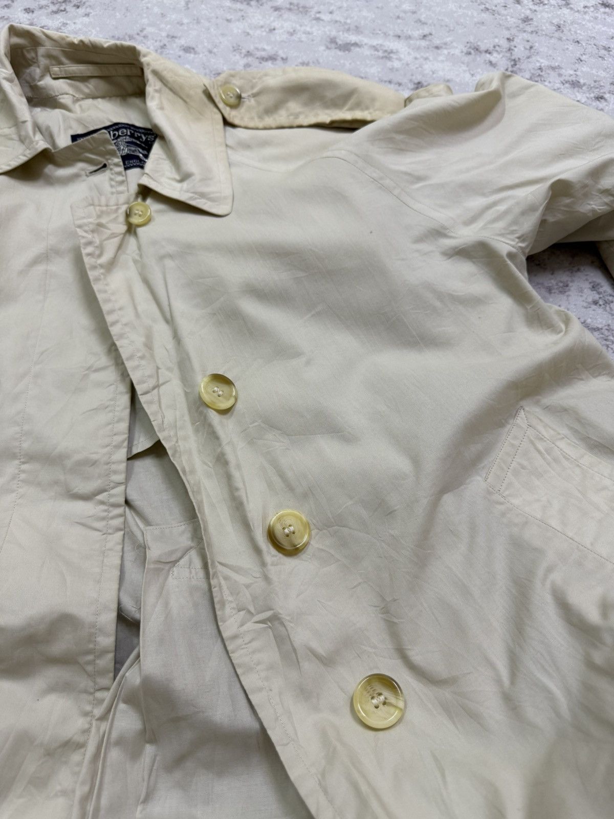 Burberry VINTAGE 90s BURBERRYS’ MADE IN ENGLAND TRECNHE COAT JACKET Size US M / EU 48-50 / 2 - 13 Thumbnail
