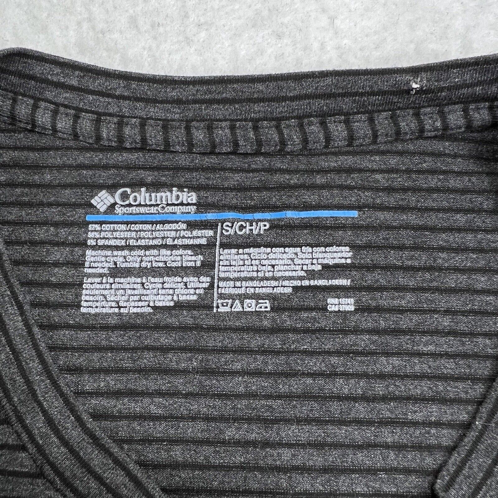 Columbia Columbia Sportswear Striped Athletic Short Sleeve T Shirt Size US S / EU 44-46 / 1 - 3 Thumbnail
