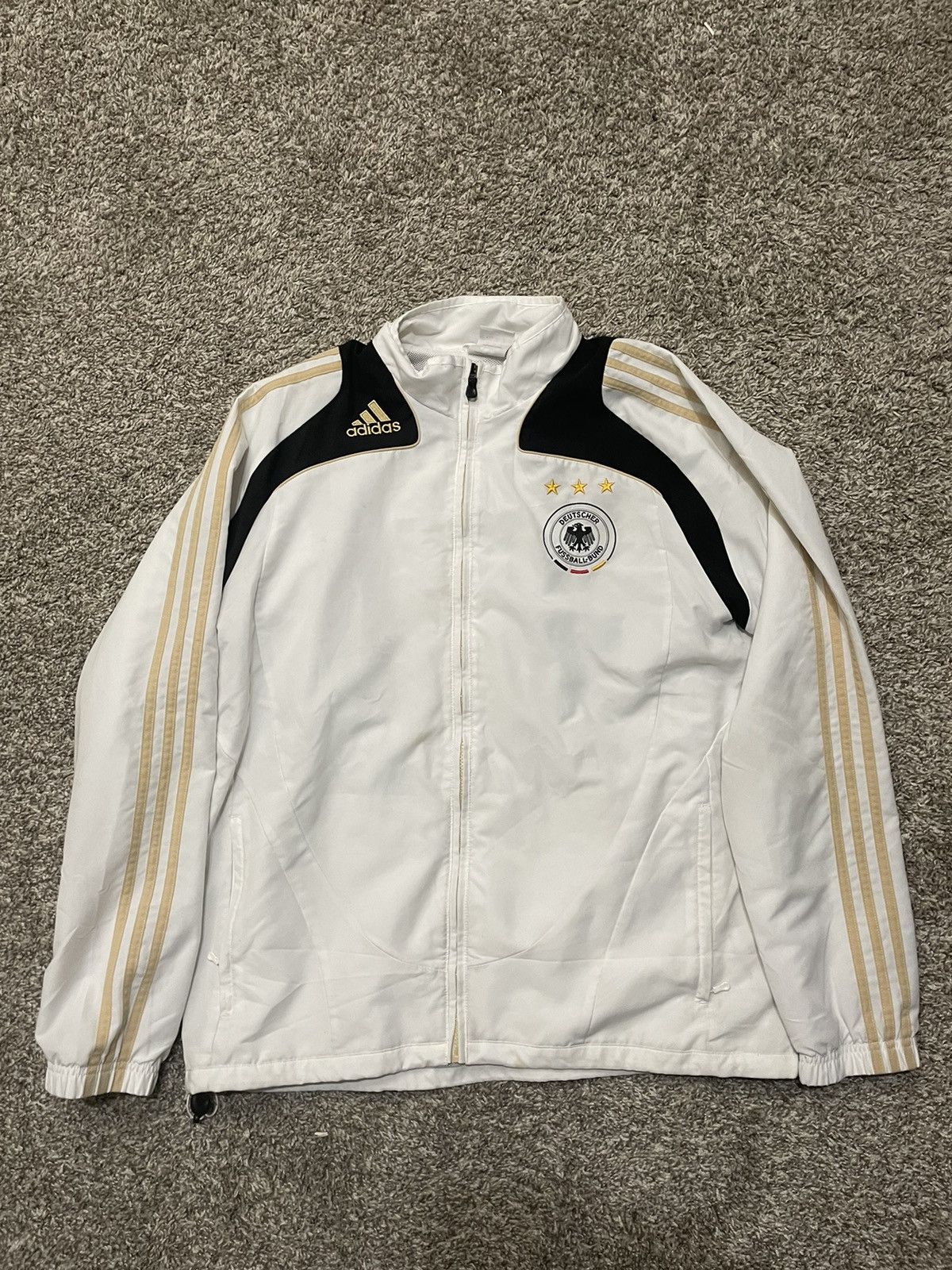 Adidas Germany Adidas Track Jacket (07-08) Size US L / EU 52-54 / 3 - 1 Thumbnail