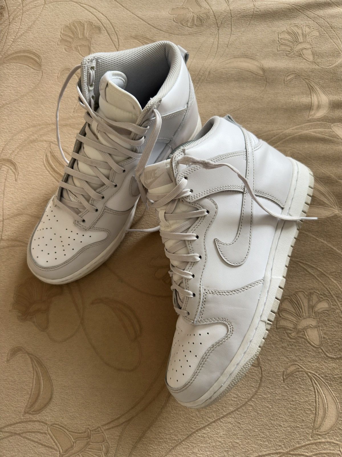 Nike Nike Dunk High Retro White Vast Grey US 9 Size US 9 / EU 42 - 2 Thumbnail