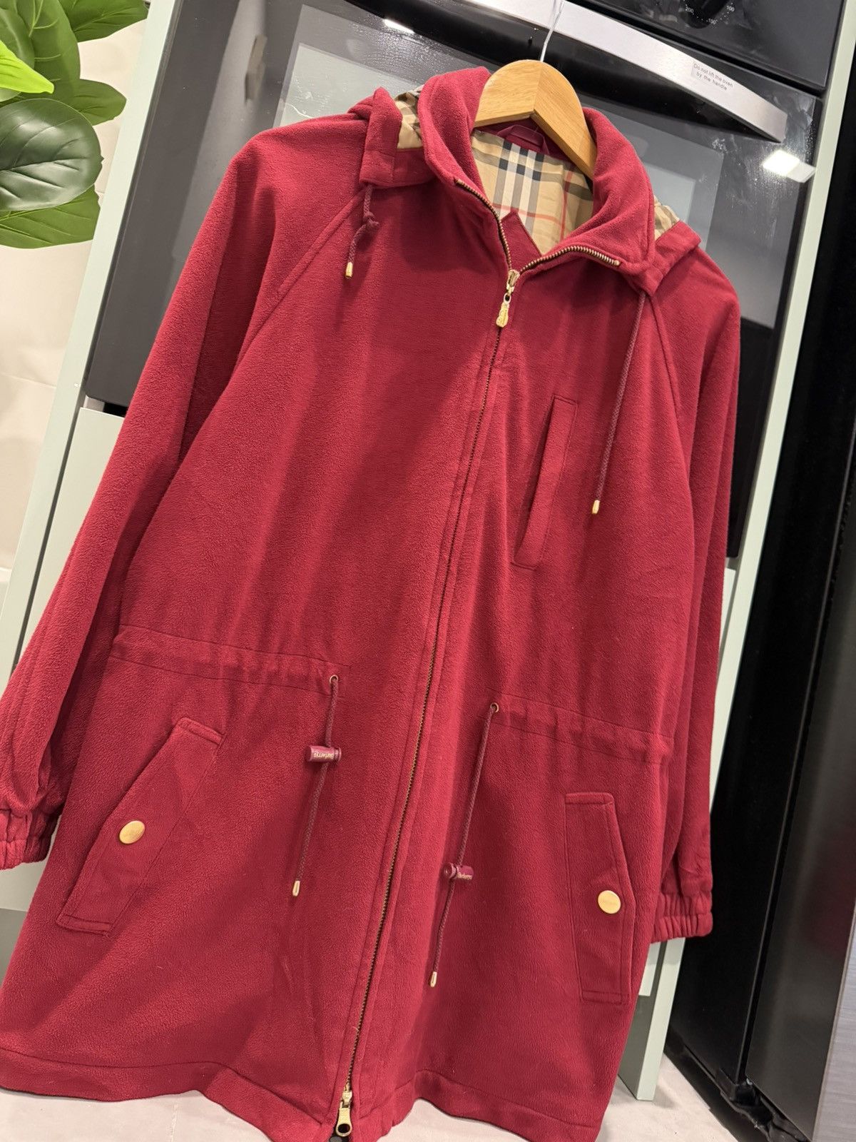 Burberry Vintage Burberry’s Fleece Zipped Jacket / Coat Size M / US 6-8 / IT 42-44 - 4 Thumbnail