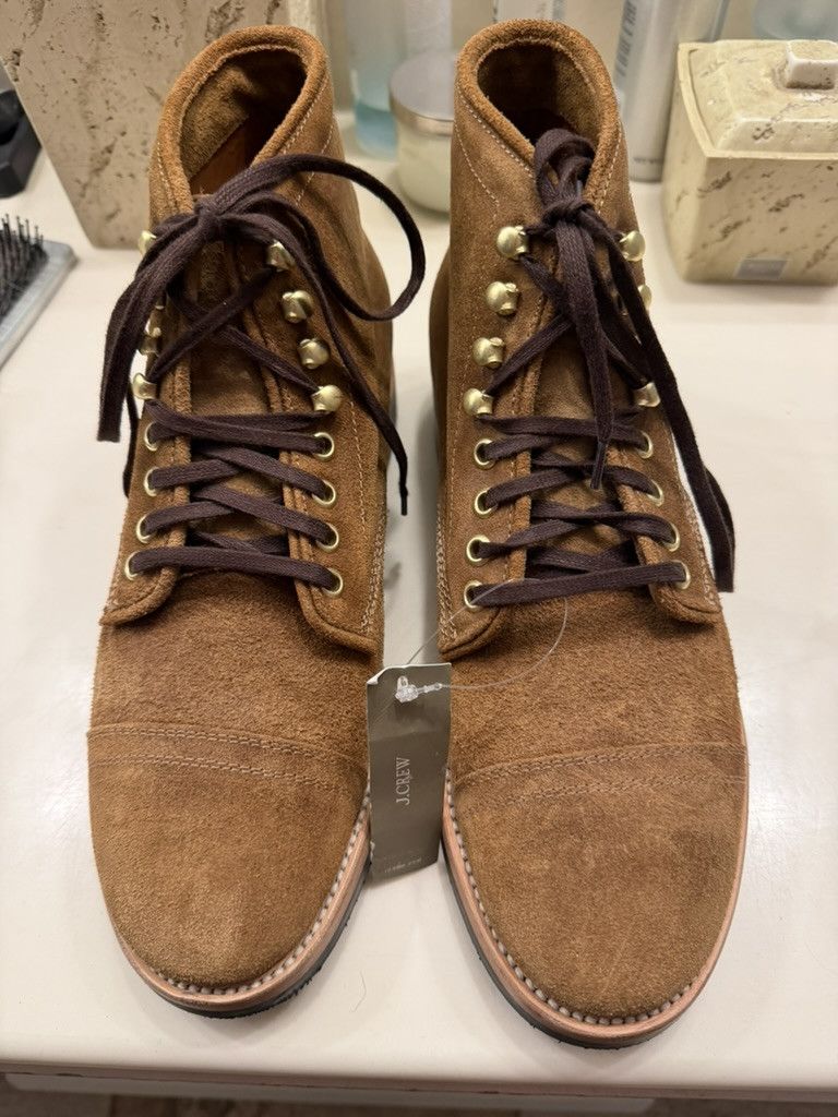 J.Crew Hambleton x J. Crew No. 1 Cap Toe Suede Men's Boots Size US 8 / EU 41 - 1 Thumbnail