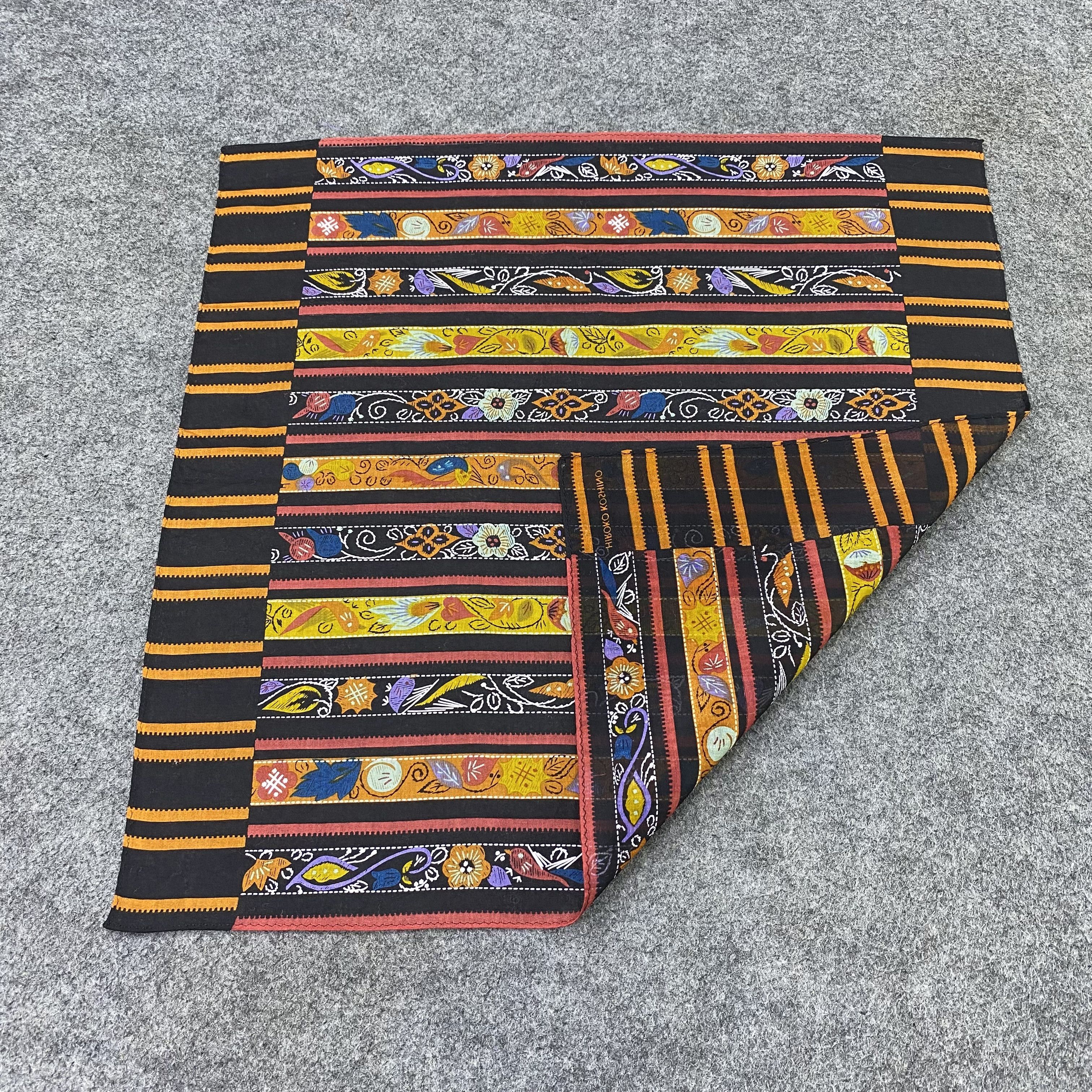 Japanese Brand Hiroko Koshino Handkerchief / Bandana / Neckerchief-B2088 Size ONE SIZE - 5 Thumbnail
