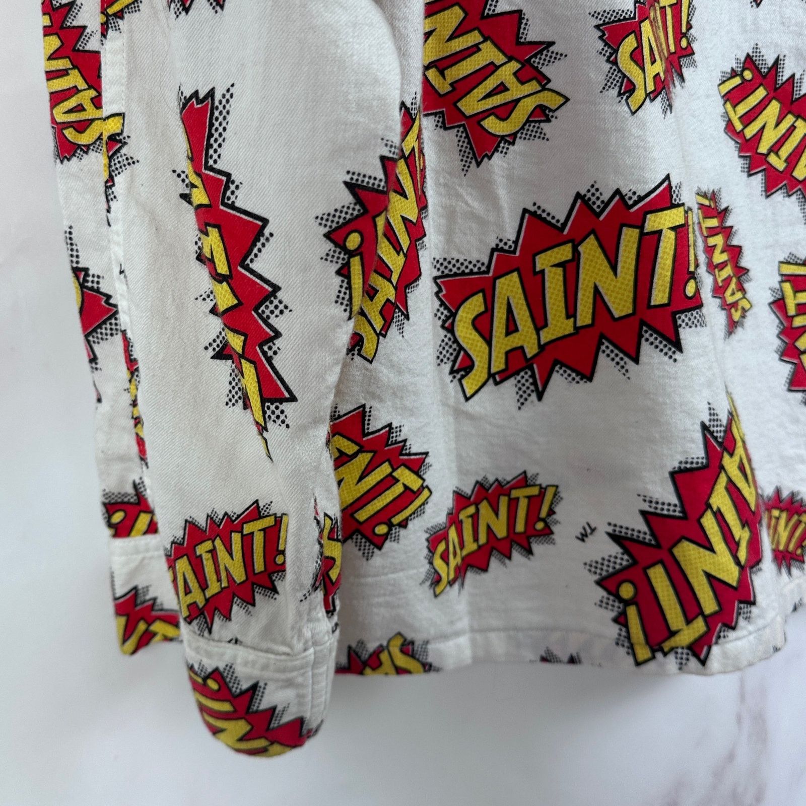 Saint Michael A/W22 POW Comic Button-Up Shirt Size US L / EU 52-54 / 3 - 10 Thumbnail