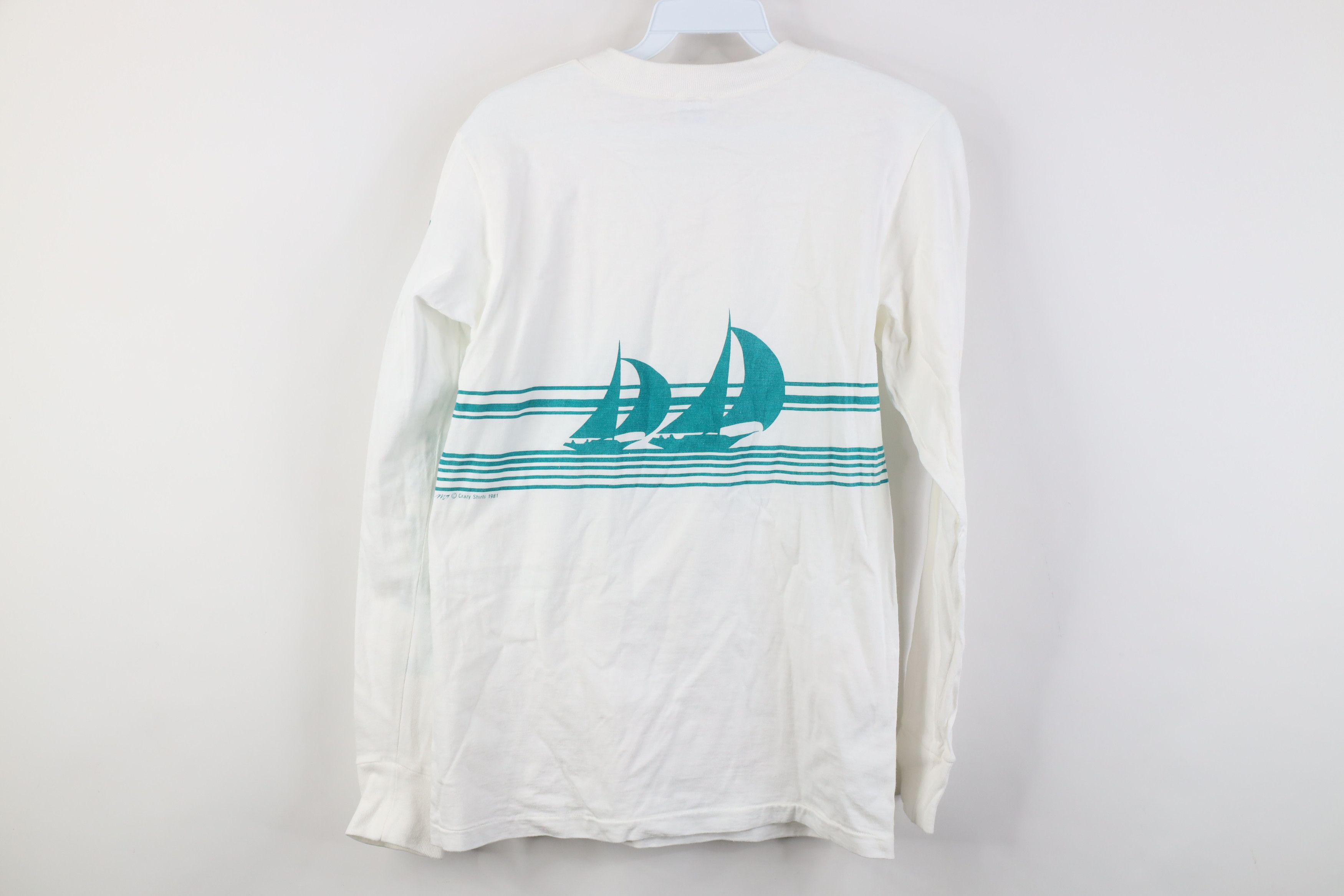 Vintage Vintage 70s Streetwear Sailing Long Sleeve T-Shirt USA Size US S / EU 44-46 / 1 - 13 Thumbnail