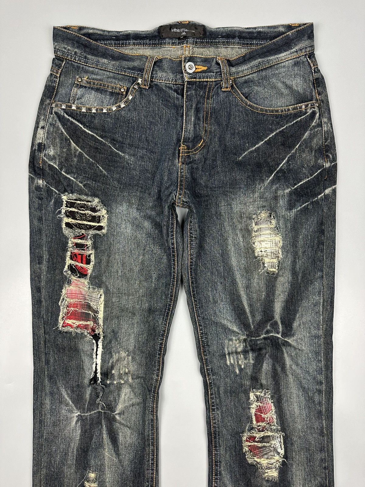 14th Addiction × In The Attic Vintage In The Attic Homme Flare Jeans Size US 33 - 5 Thumbnail