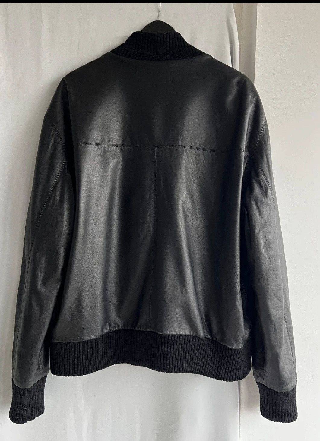 Mandelli Mandelli Cashmere-Lined Leather Jacket Size US L / EU 52-54 / 3 - 2 Thumbnail